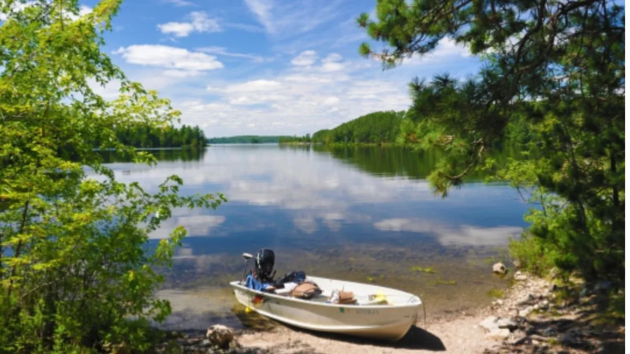 An image of the White Iron Lake