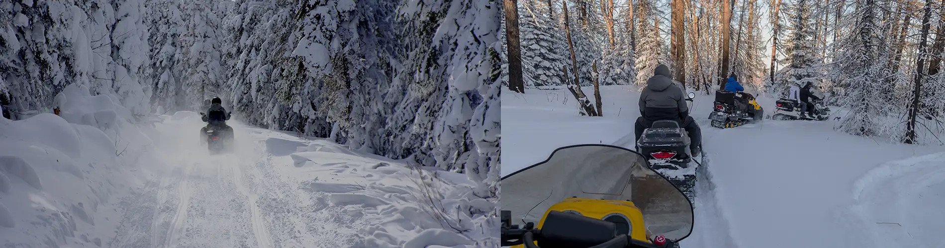 Snowmobiling