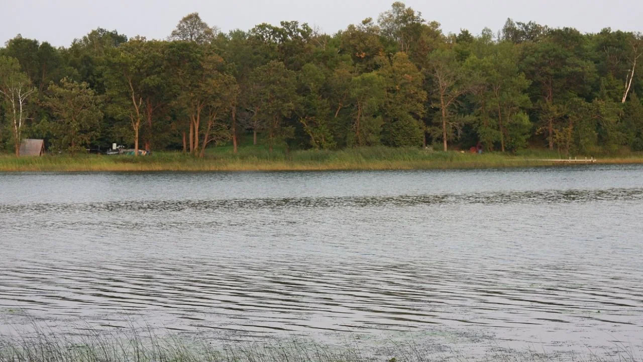 A view of the Farm Lake.