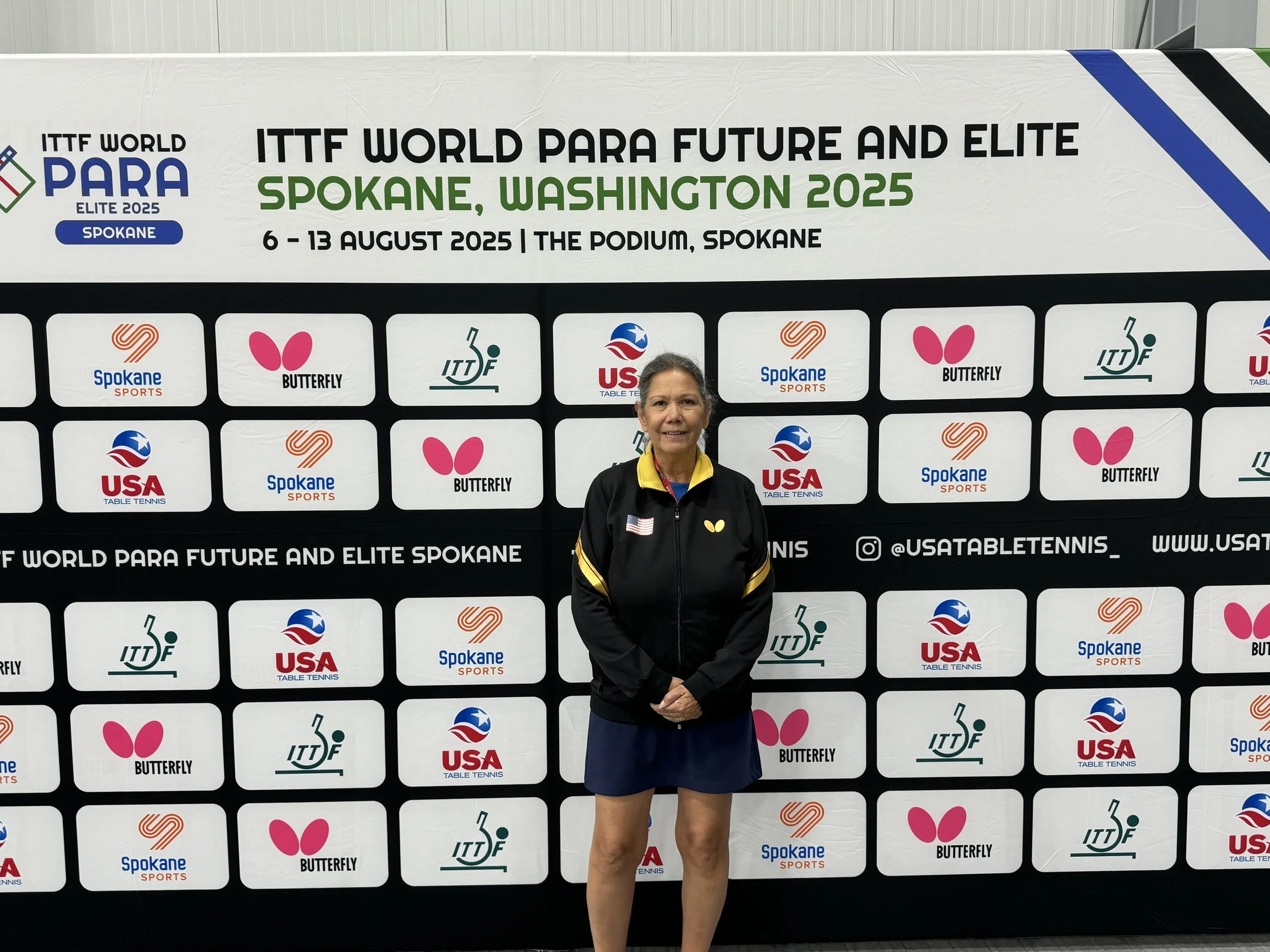 Coach Angie Bengtsson Represents USA at ITTF World Para Elite Spokane 2025
