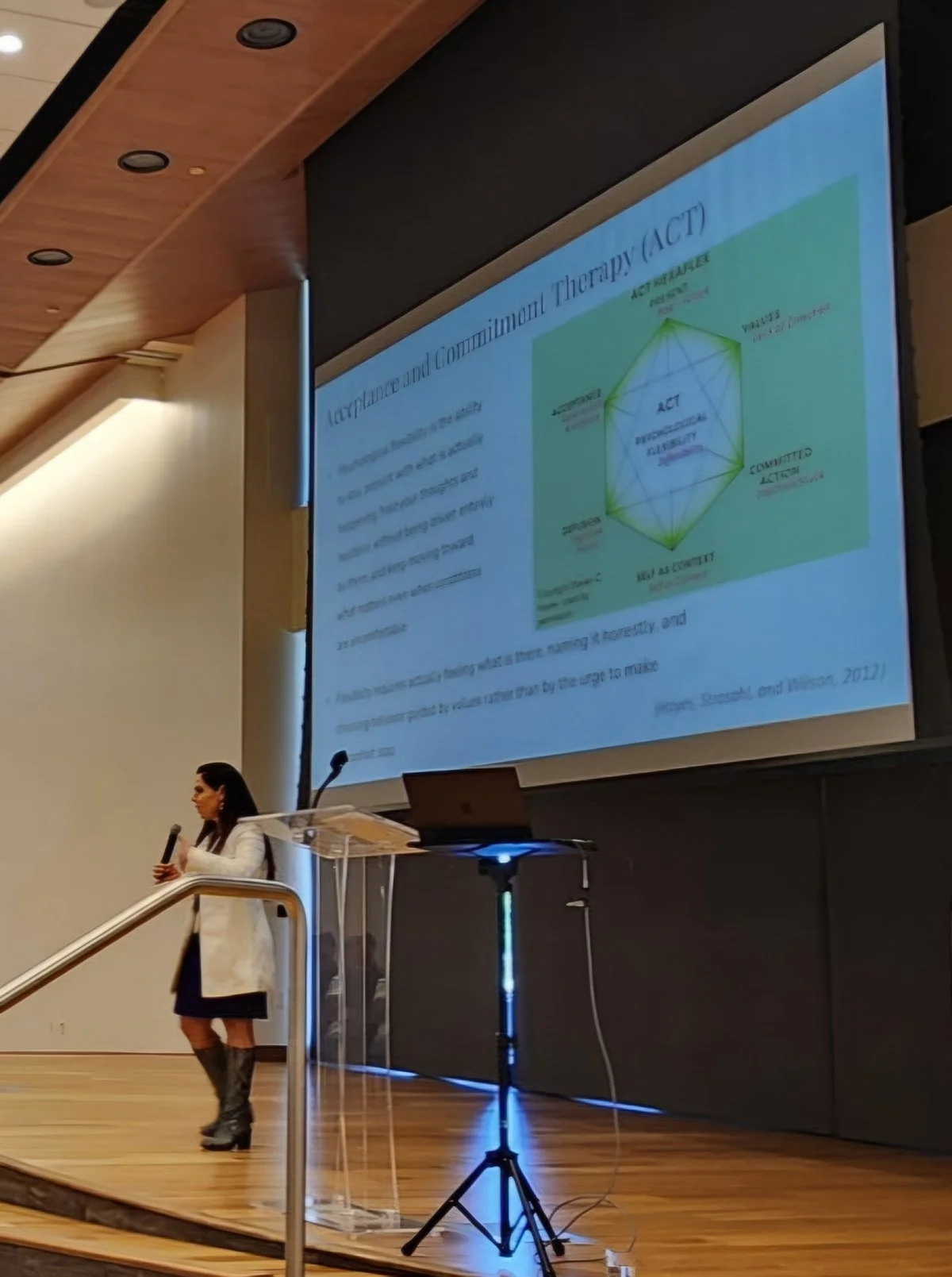 Dr. Sheila Vidal, licensed clinical psychologist, presenting a leadership session at CACEO's 2nd Annual Leadership Summit in Elk Grove, California.