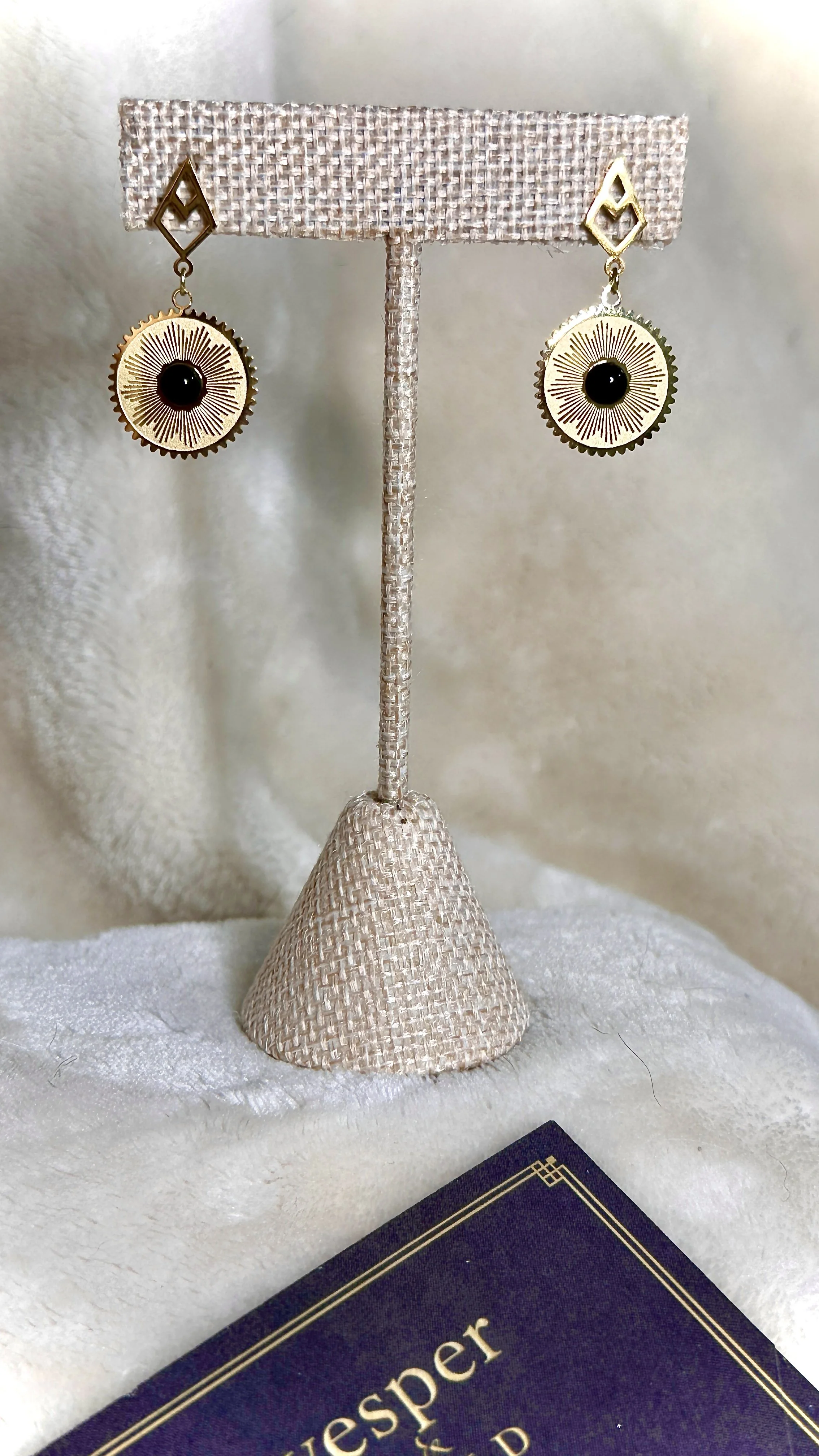 Sunburst Medallion Earrings
