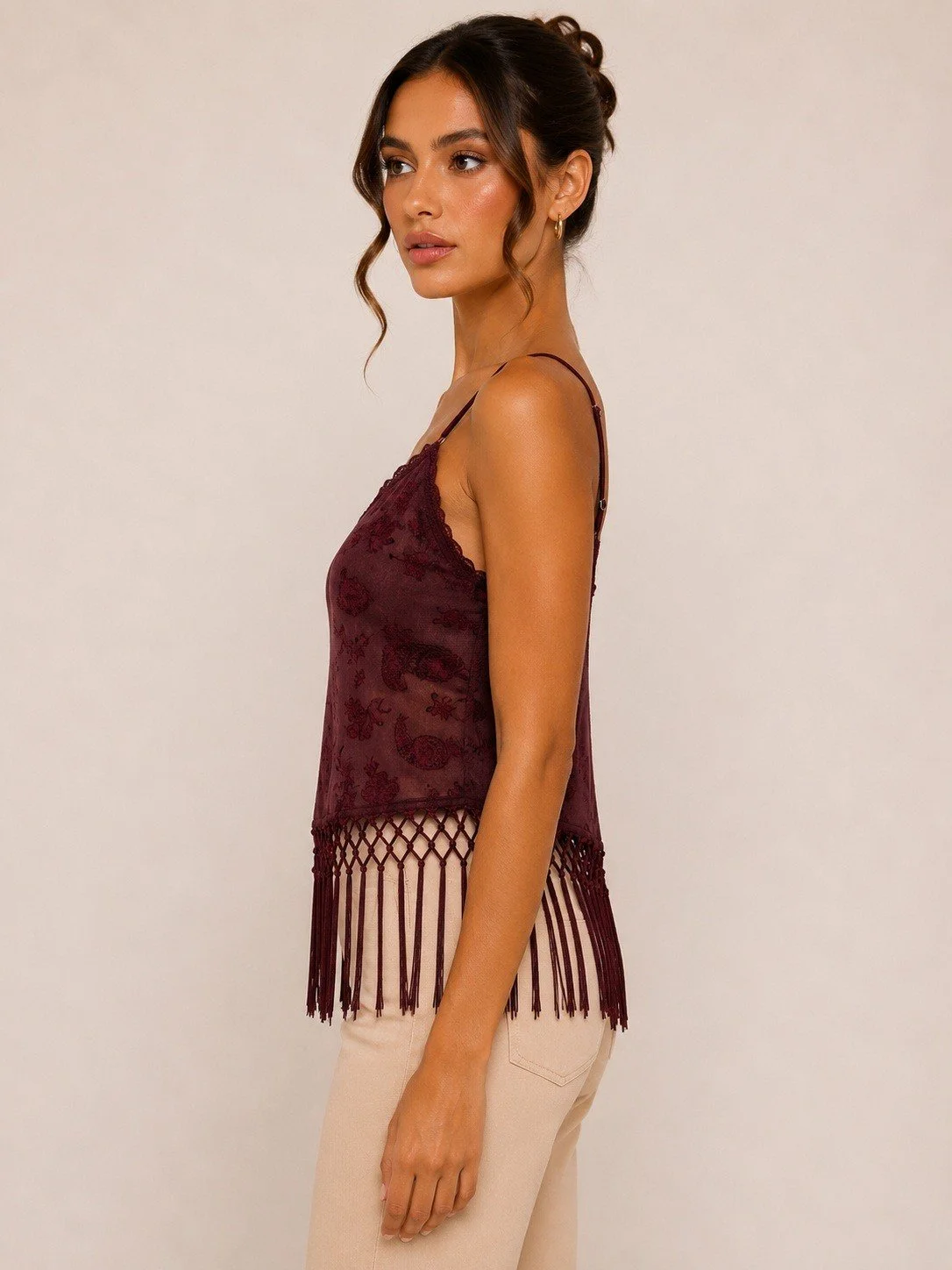Macrame Fringe Velvet Flocked Mesh Top 2.jpg
