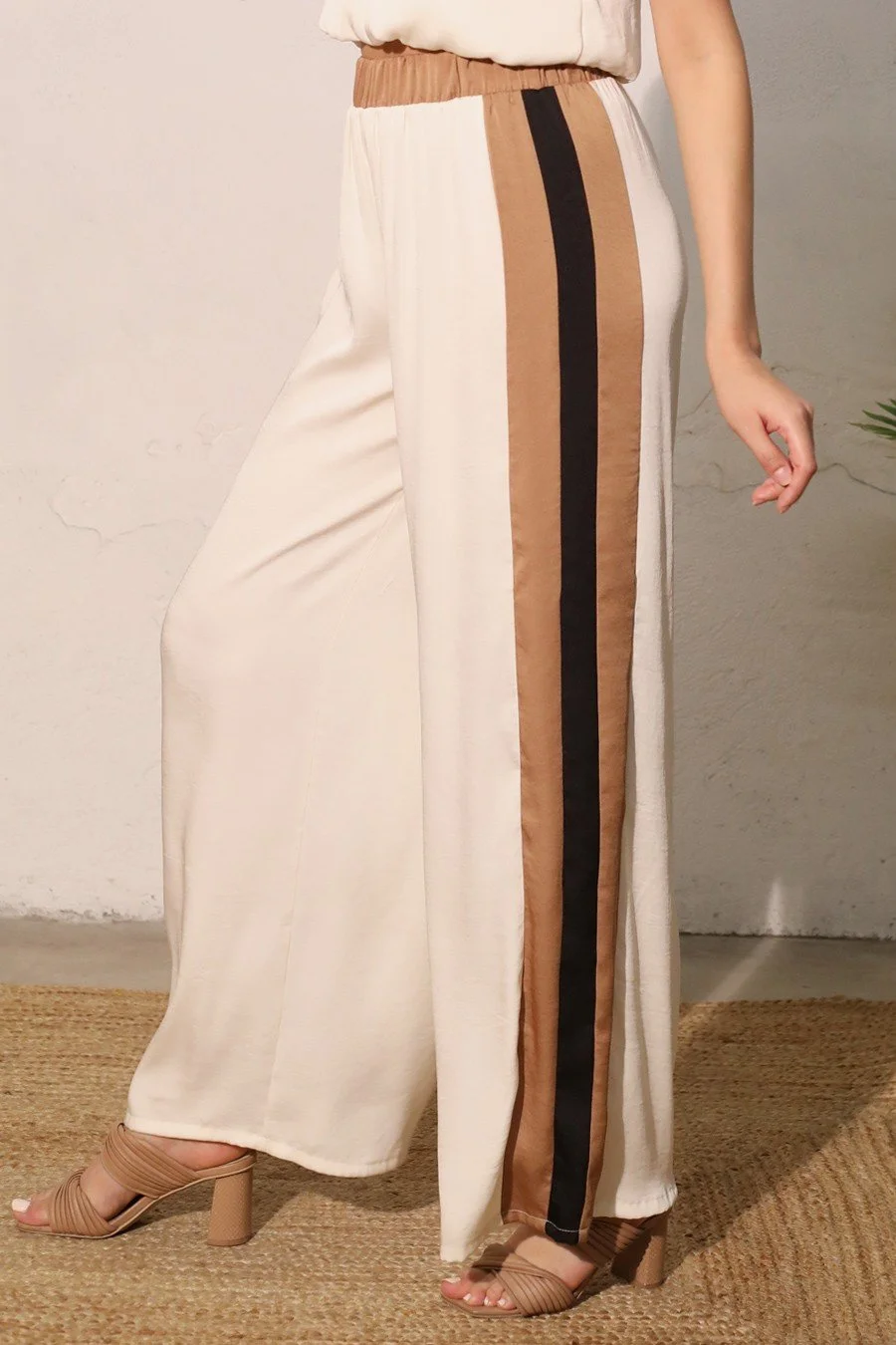 White nude sport striped poly silk pants 12.jpg