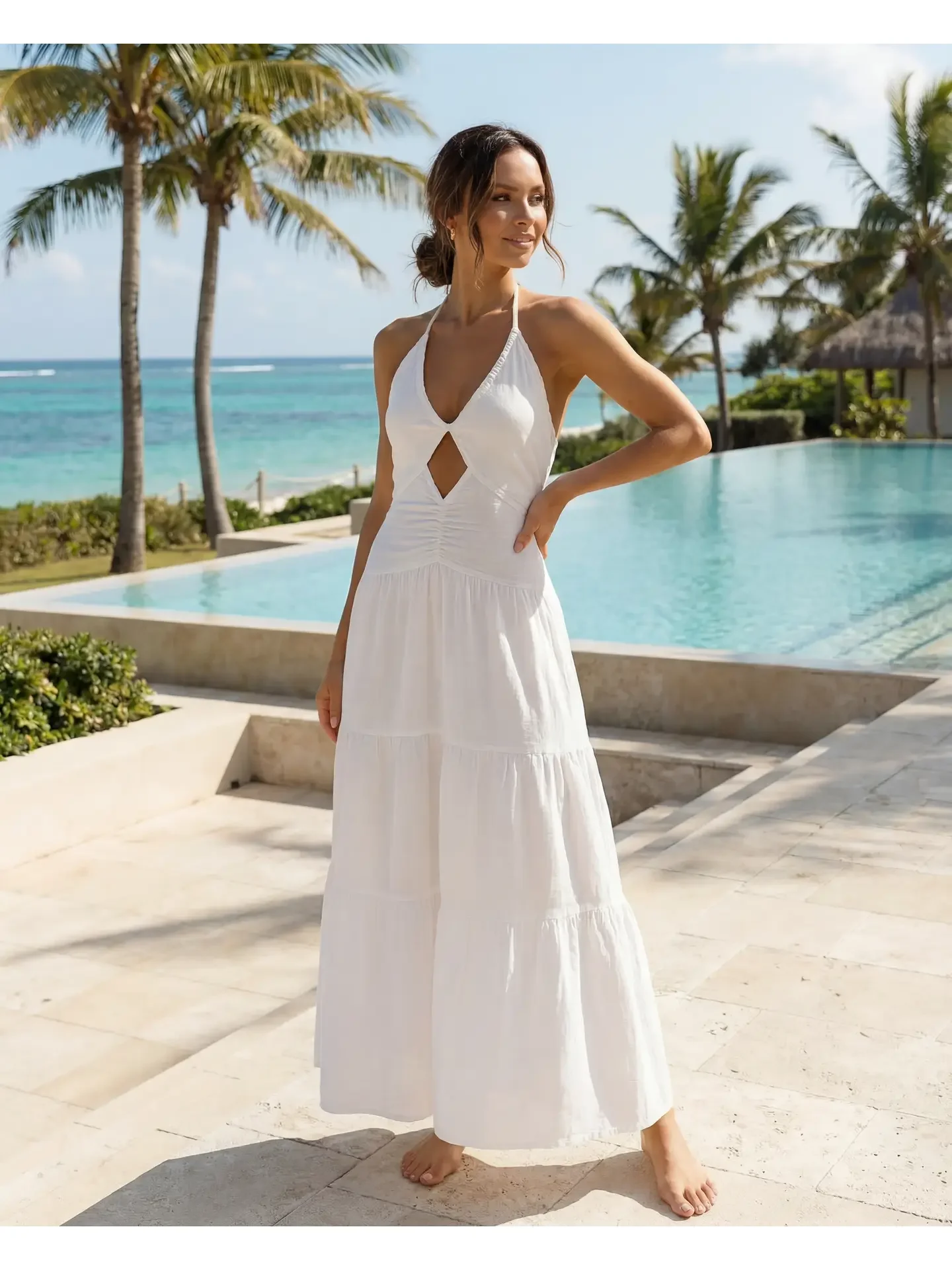 Cutoout White Dress 1.webp