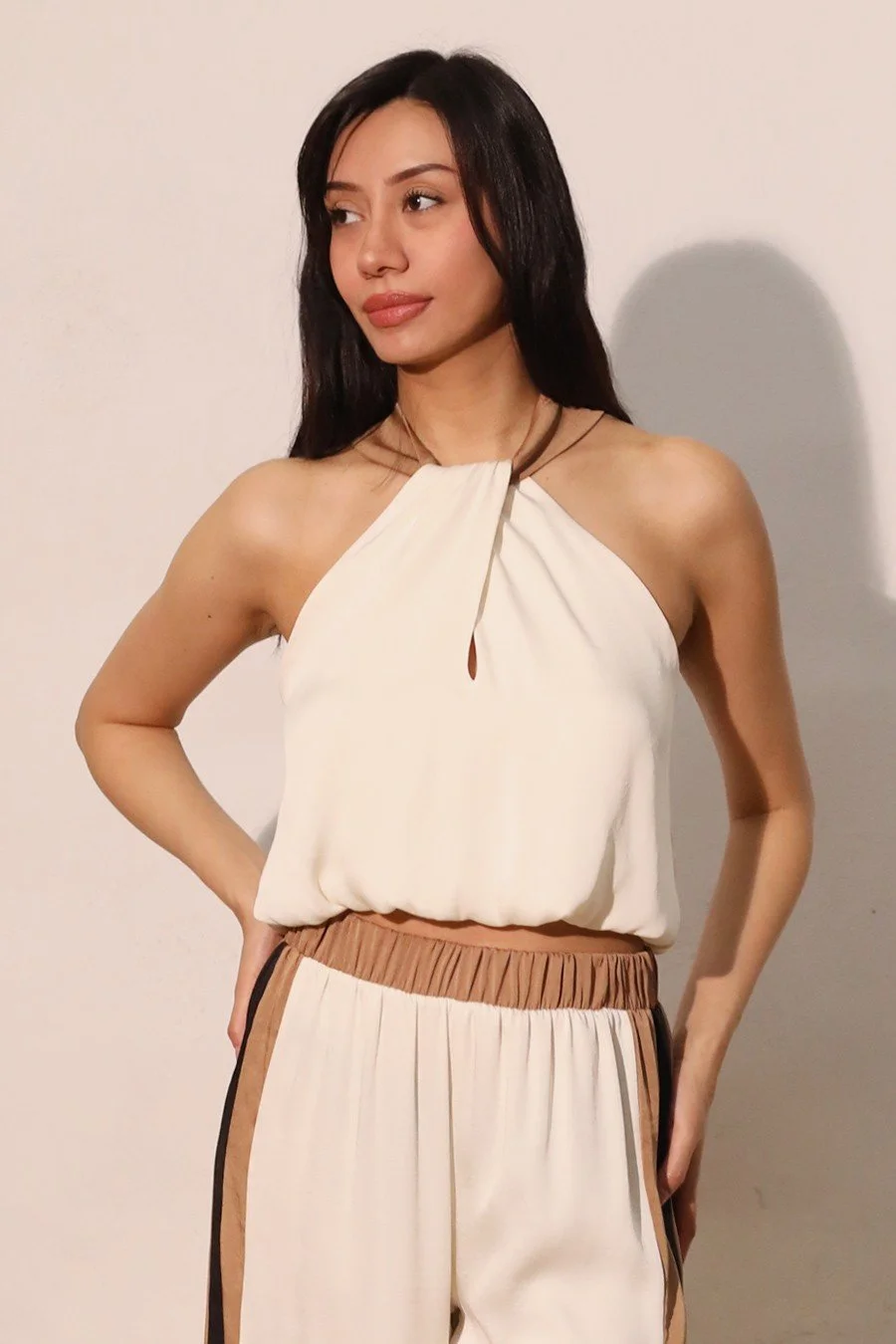 Washed Poly Silk Contrast Strap Bubble Halter Top 14.jpg