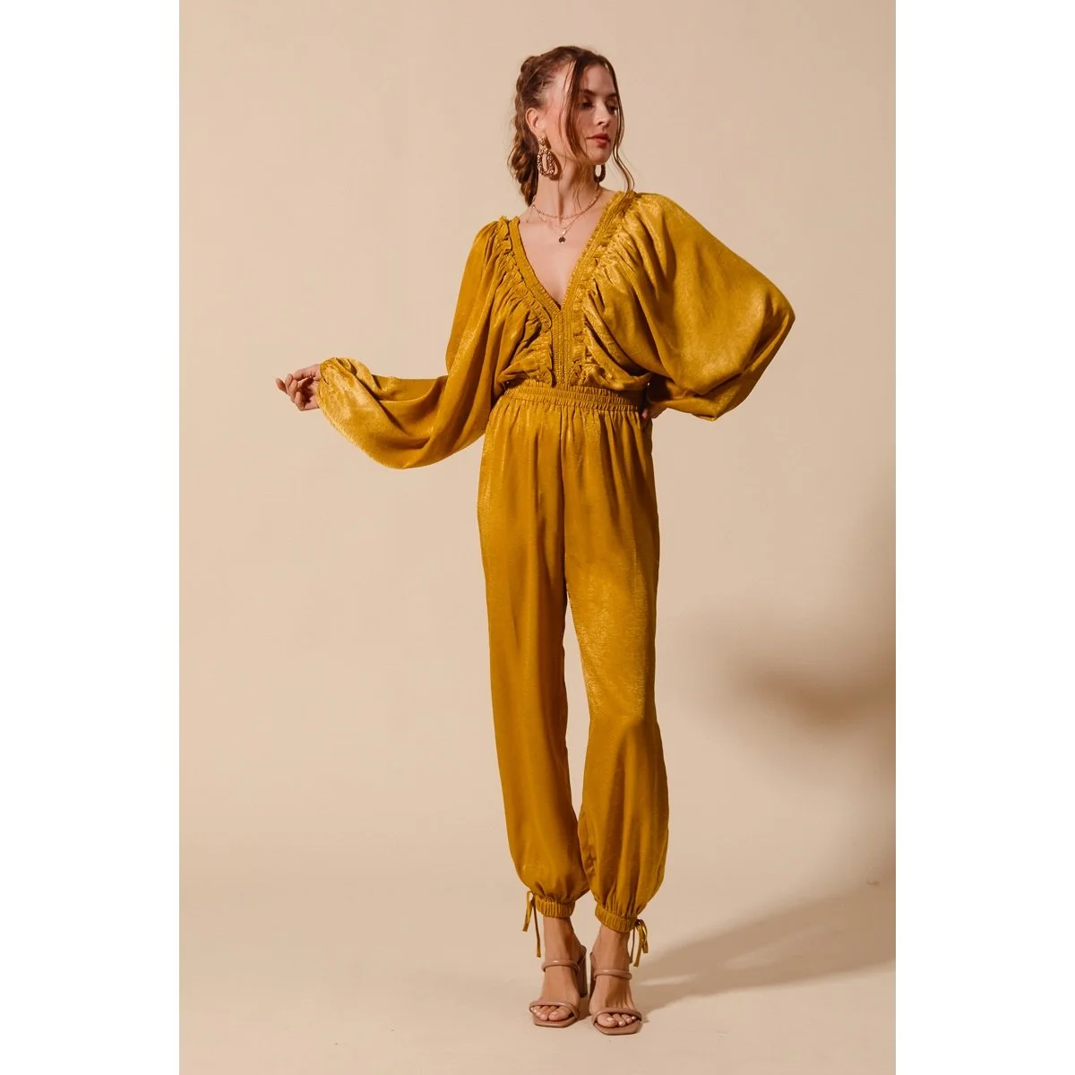 Textured Silky Satin Smocked Jumpsuit  12.jpeg