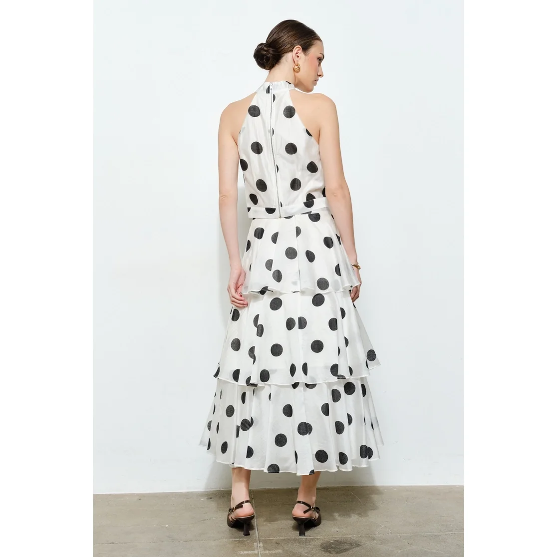 Ina Organza Polka Dot Halter 2.webp