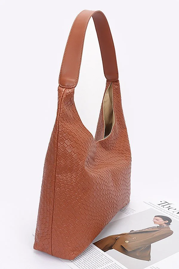 Embossed Faux Leather Shoulder Bag Br12.jpg