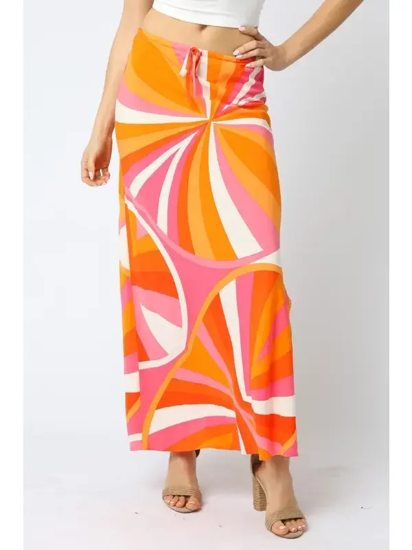 Orange Pop Mesh Skirt 1.webp