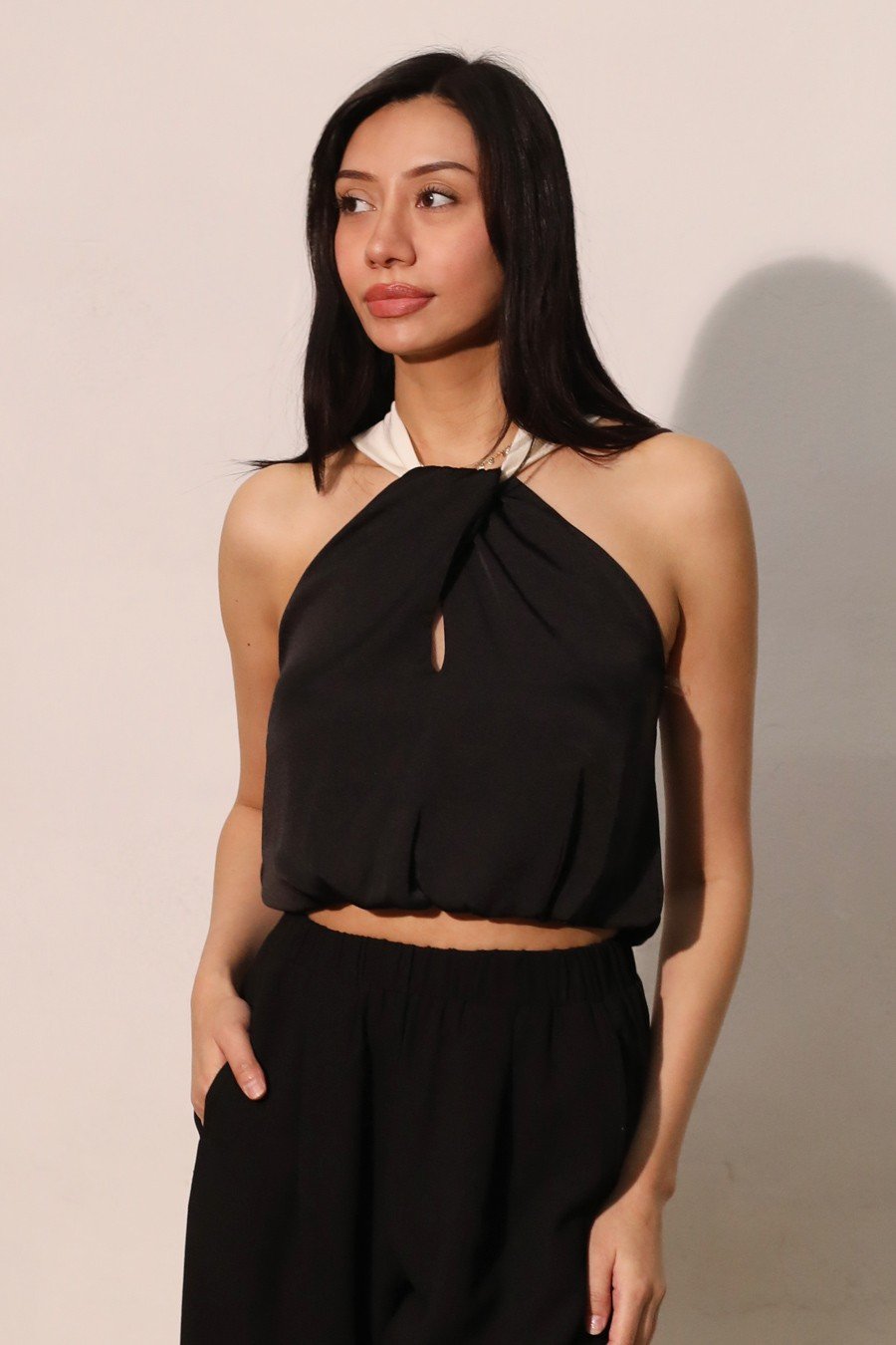 Washed Poly Silk Contrast Strap Bubble Halter Top 12.jpg