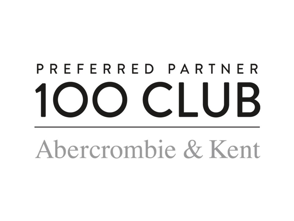 Logo for Preferred Partner 100 Club with text 'Abercrombie & Kent' underneath.