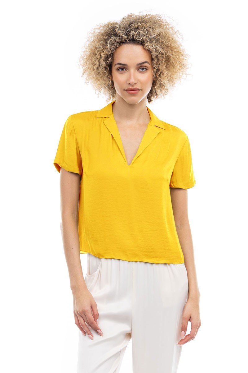 Notched Collar Crop Blouse - Sunshine 1.jpg