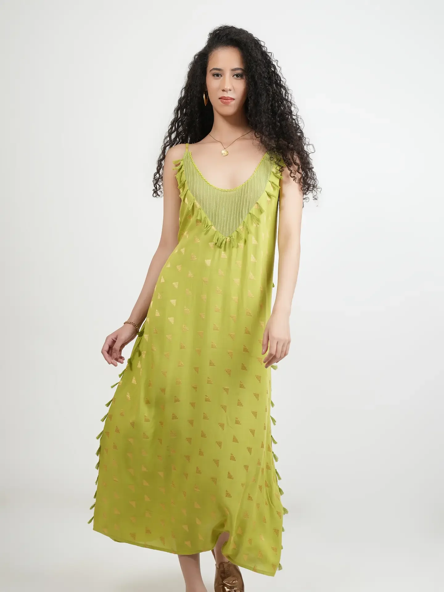 The Silk Road Maxi Dress - Saffron
