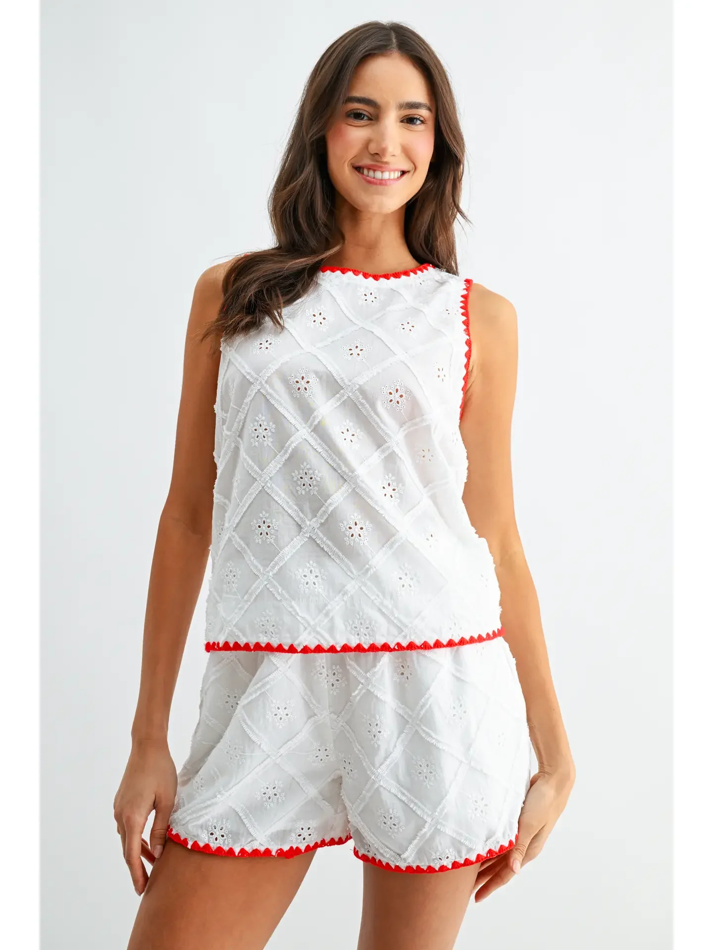 The Saint-Tropez Trim Top (Part of Set)