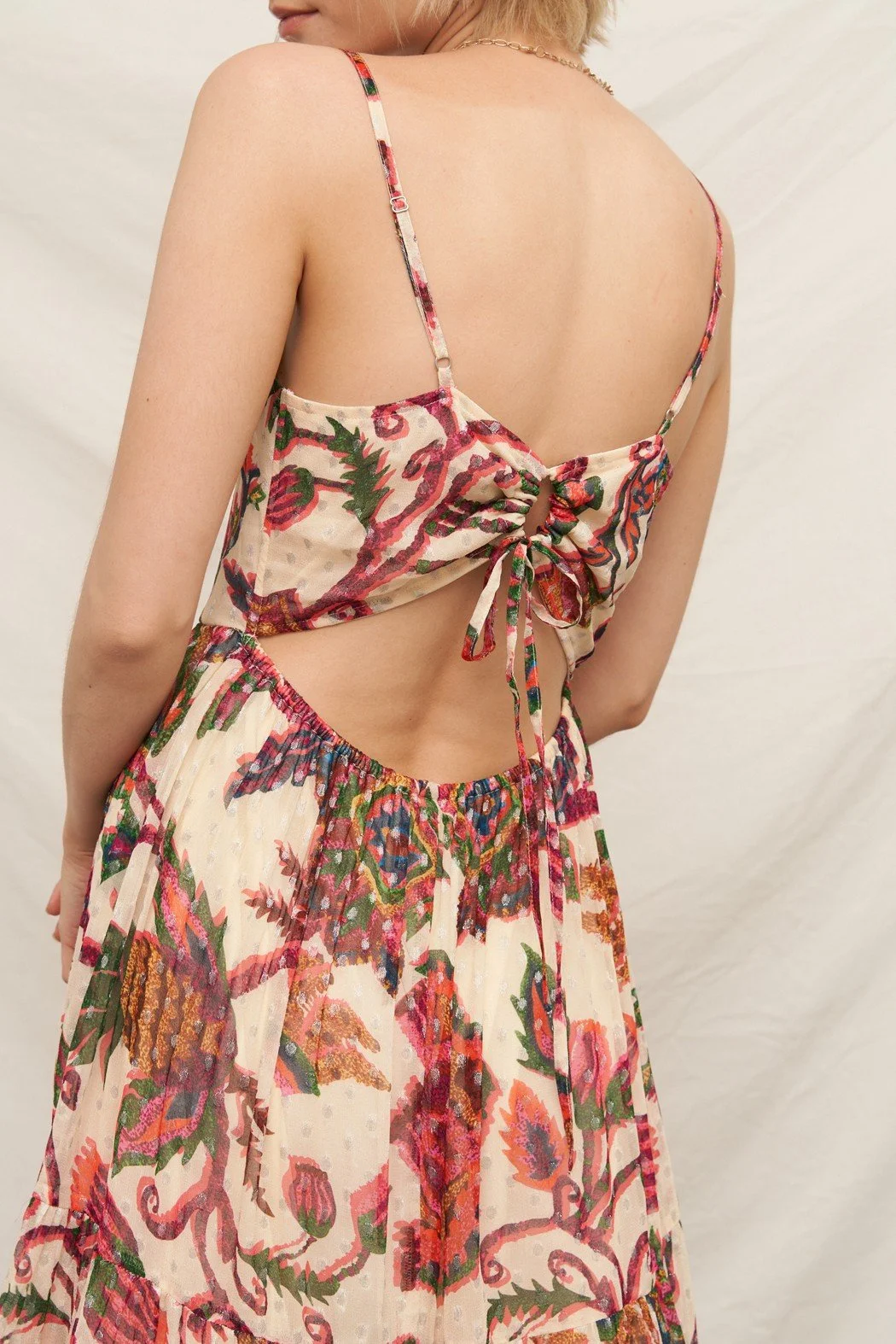 Printed Sleeveless Maxi Dress With Lurex Dots 14.jpg