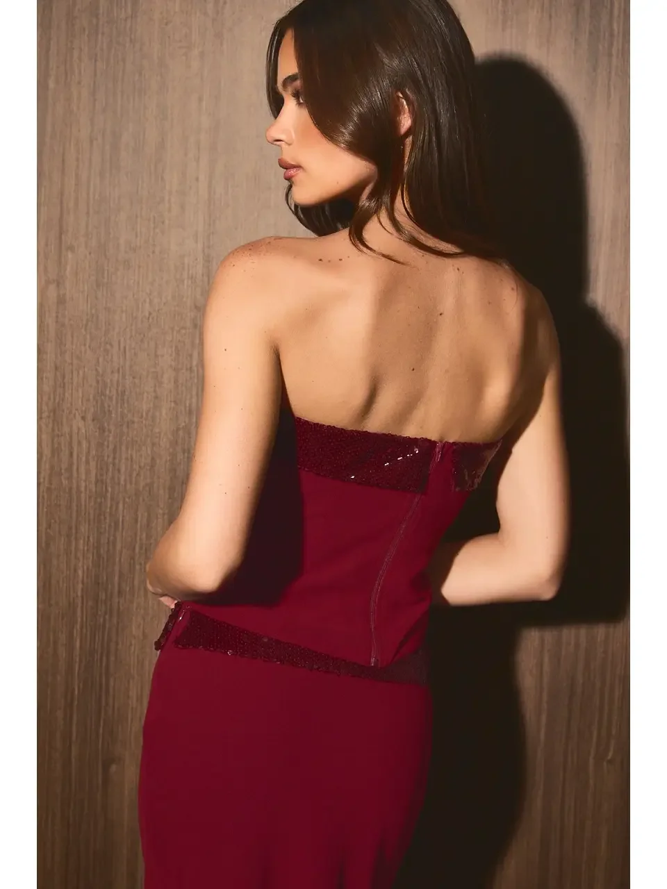 Red Sequin Tube Top 1.webp