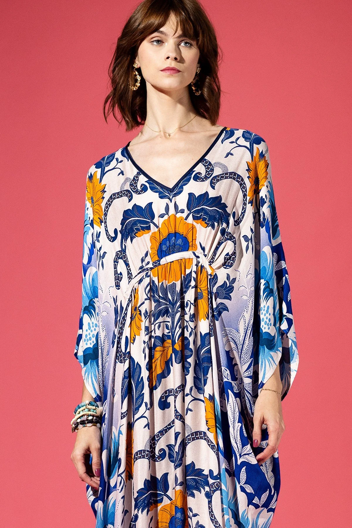 Mazarine Zinnia Floral Kaftan Dress 4.jpg