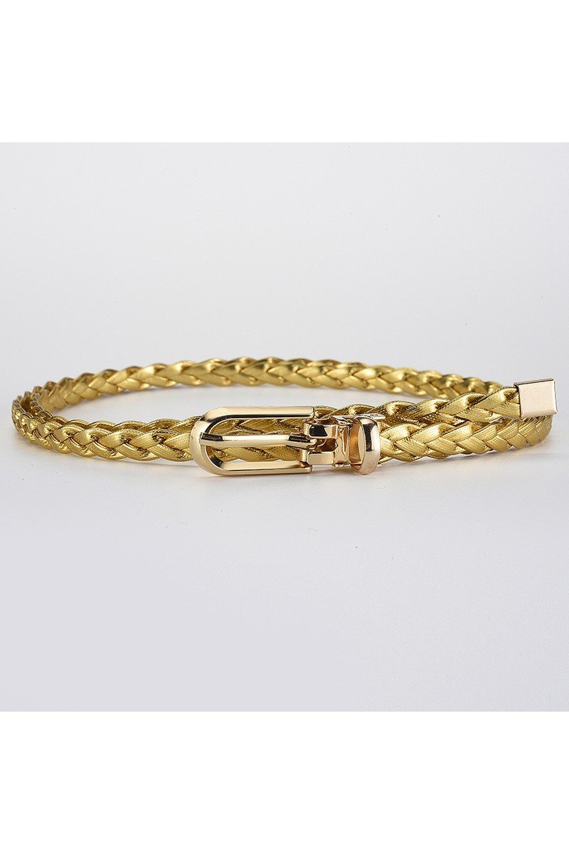 The Atlas Braided Belt - Gold