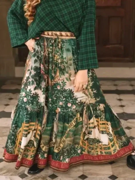 The Enchanted Highlands Maxi Skirt