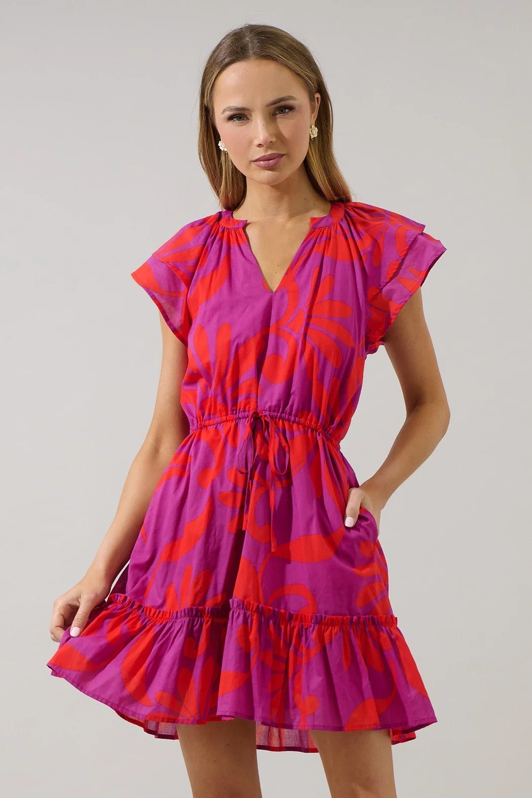 The Ibiza After Dark Dress - Magenta/Purple