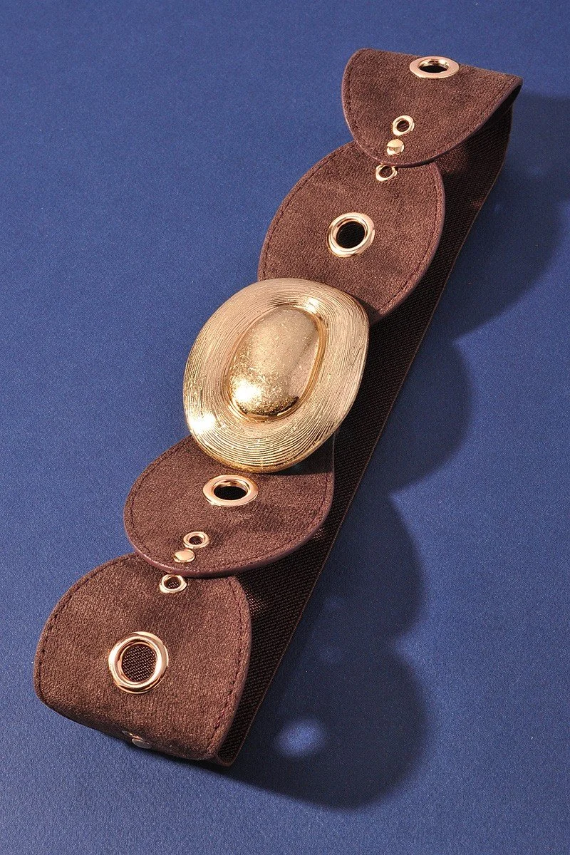 The Solstice Statement Belt - Brown
