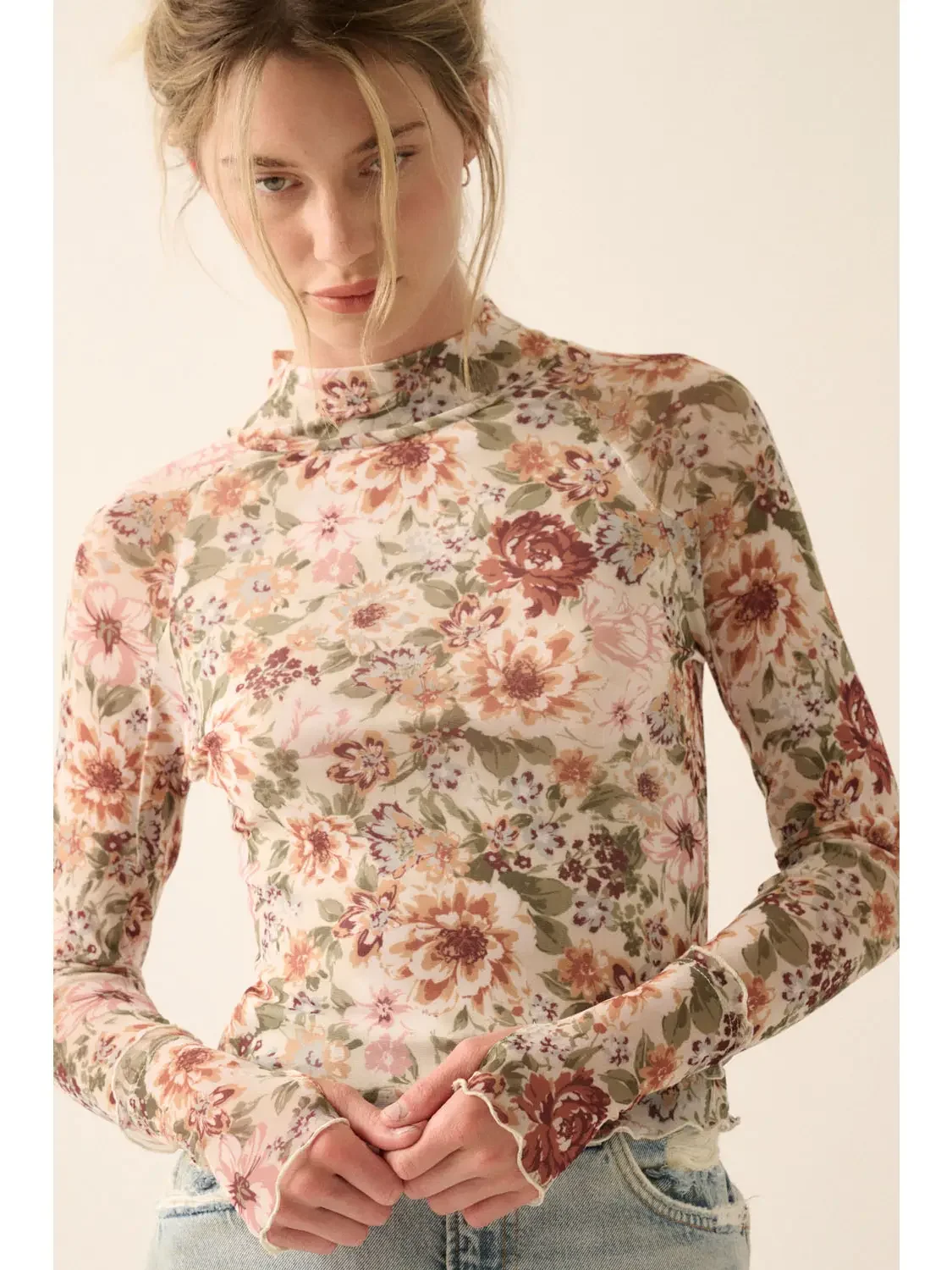 English Garden Mesh Top.