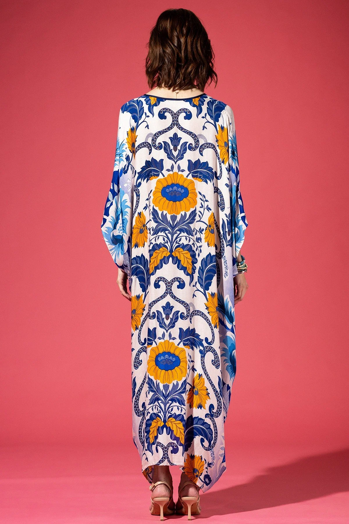 Mazarine Zinnia Floral Kaftan Dress 2.jpg