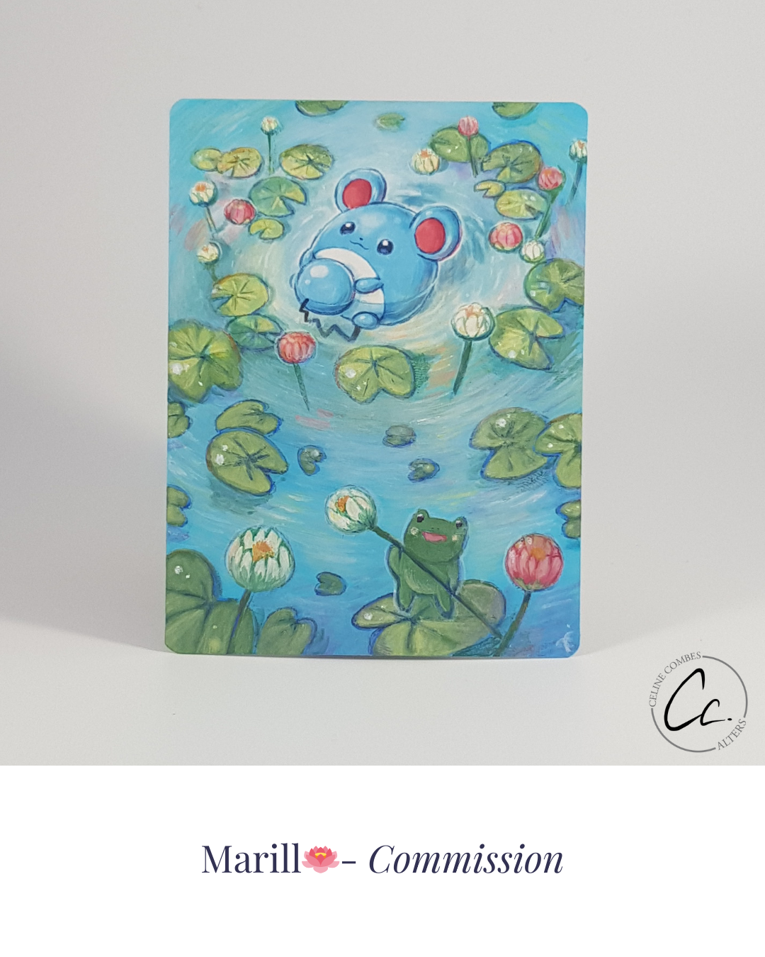 Marill card alter
Hand painted acrylic · commission available