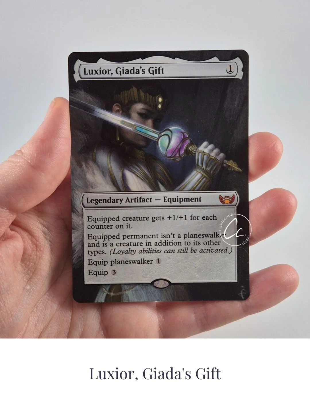 Luxior, Giada's Gift - Magic the Gathering Hand Painted Alter