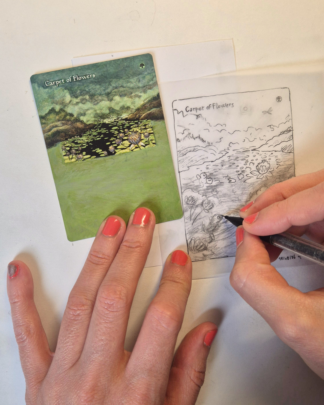 mtg-alters-carpet-of-flowers-frog-and-dragonfly-celine-combes-7.png