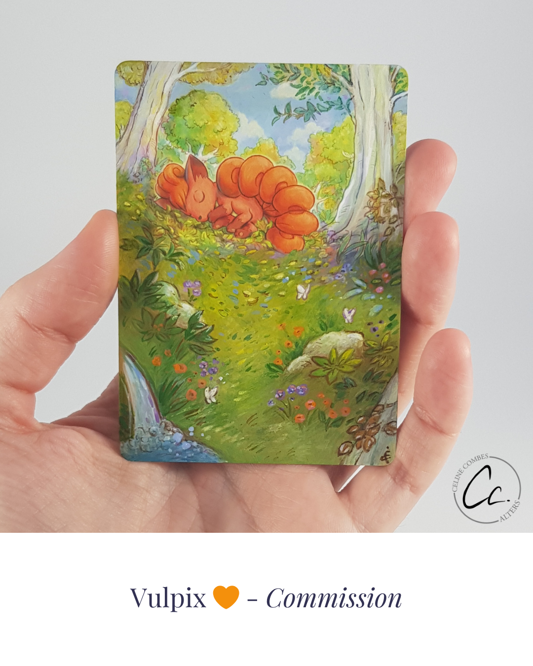 Vulpix card alter — Goupix
Hand painted acrylic · commission available