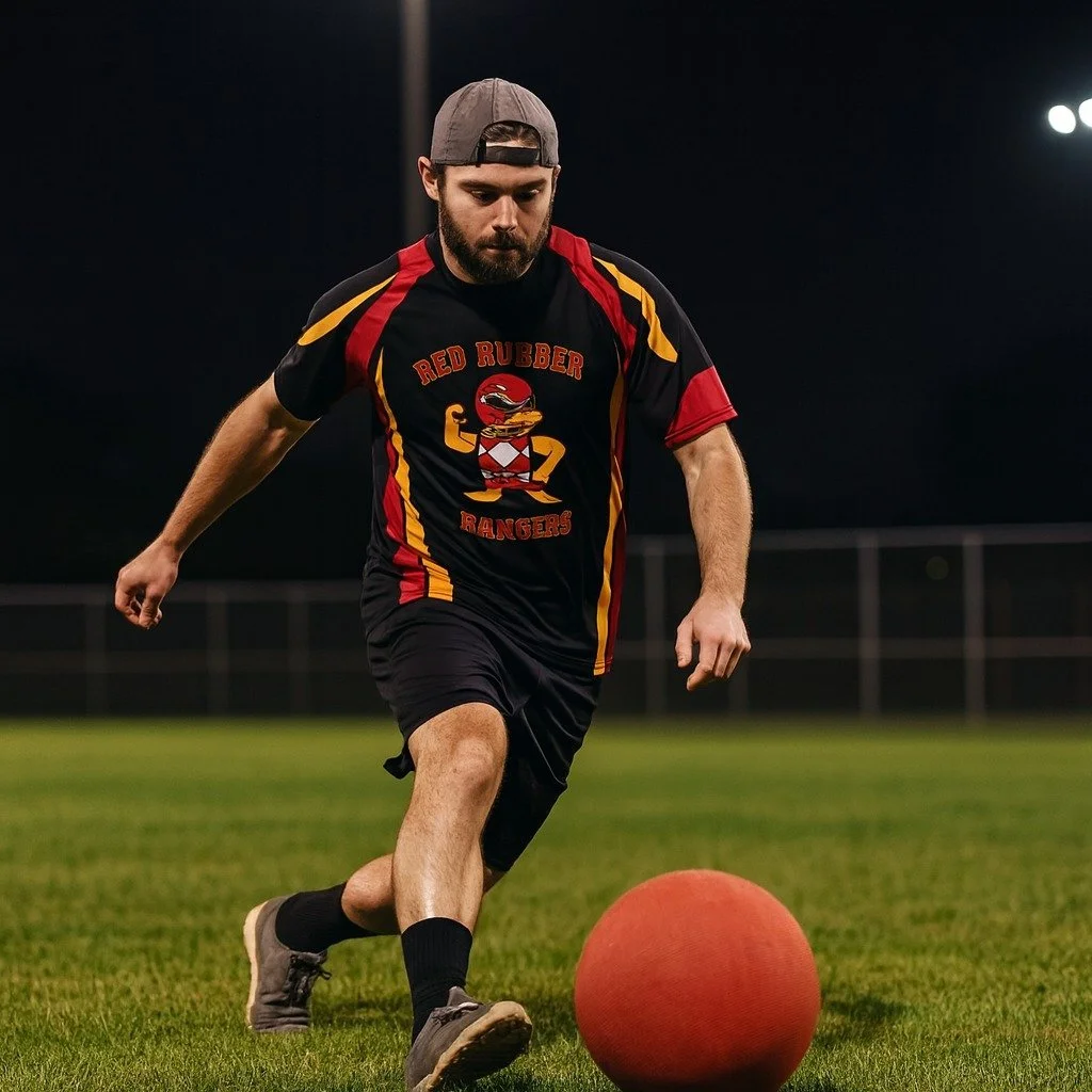 🔥 Red Rubber Rangers 🔥
Fast turnaround ✅
Delivered on time ✅
Looking fierce on the field 💪
These custom jerseys were designed, produced, and shipped in record time — proving once again that All Star Gamewear delivers quality and speed ever