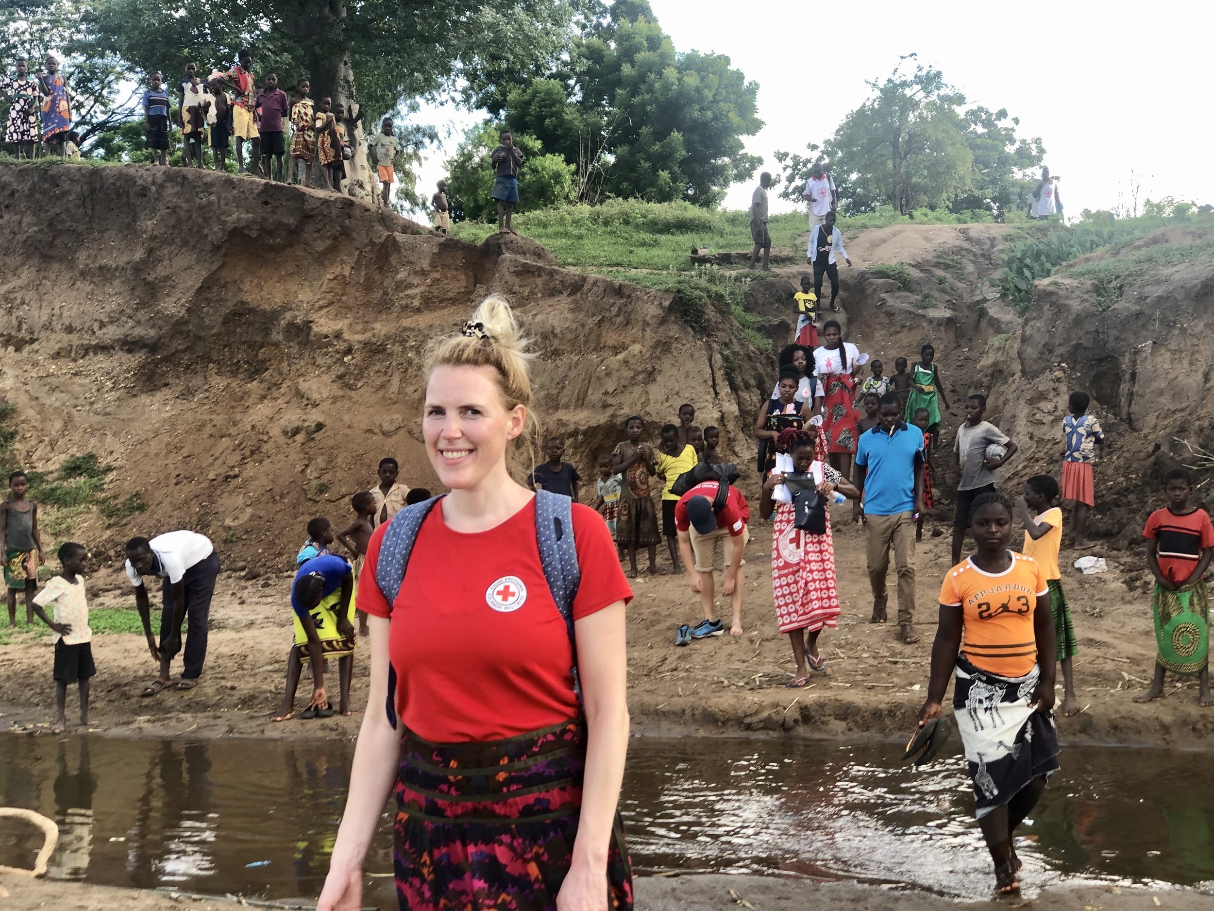 Field visit with Red Cross in Zambia, community empowerment