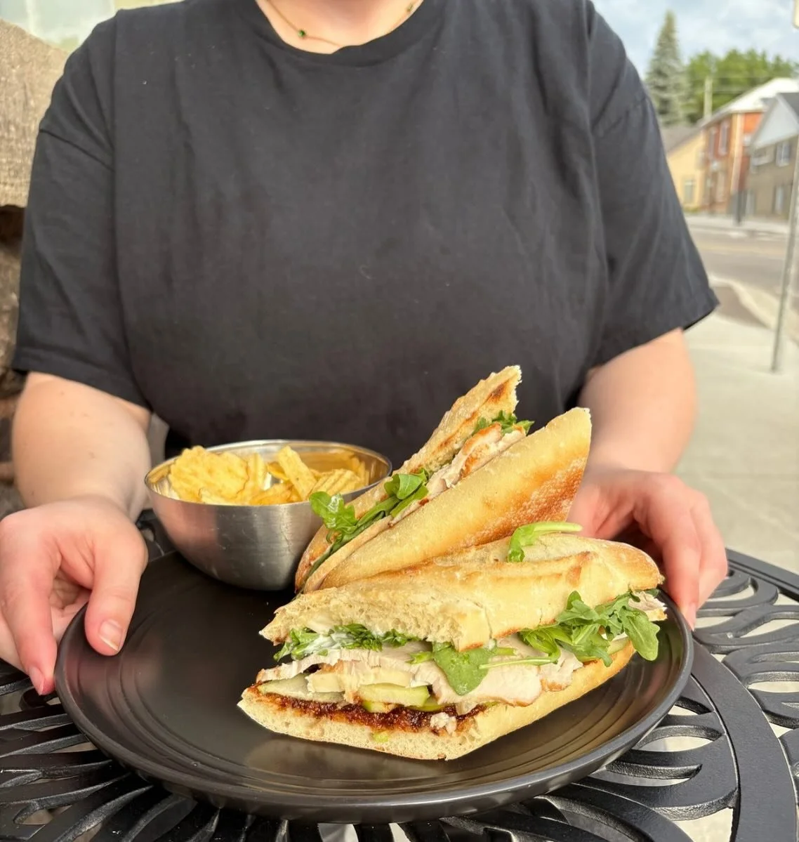 It&rsquo;s a good day for a new baguette feature: 
Brie 🦃 arugula 🍏 fig jam 🥖 

At The Vault for a limited time!