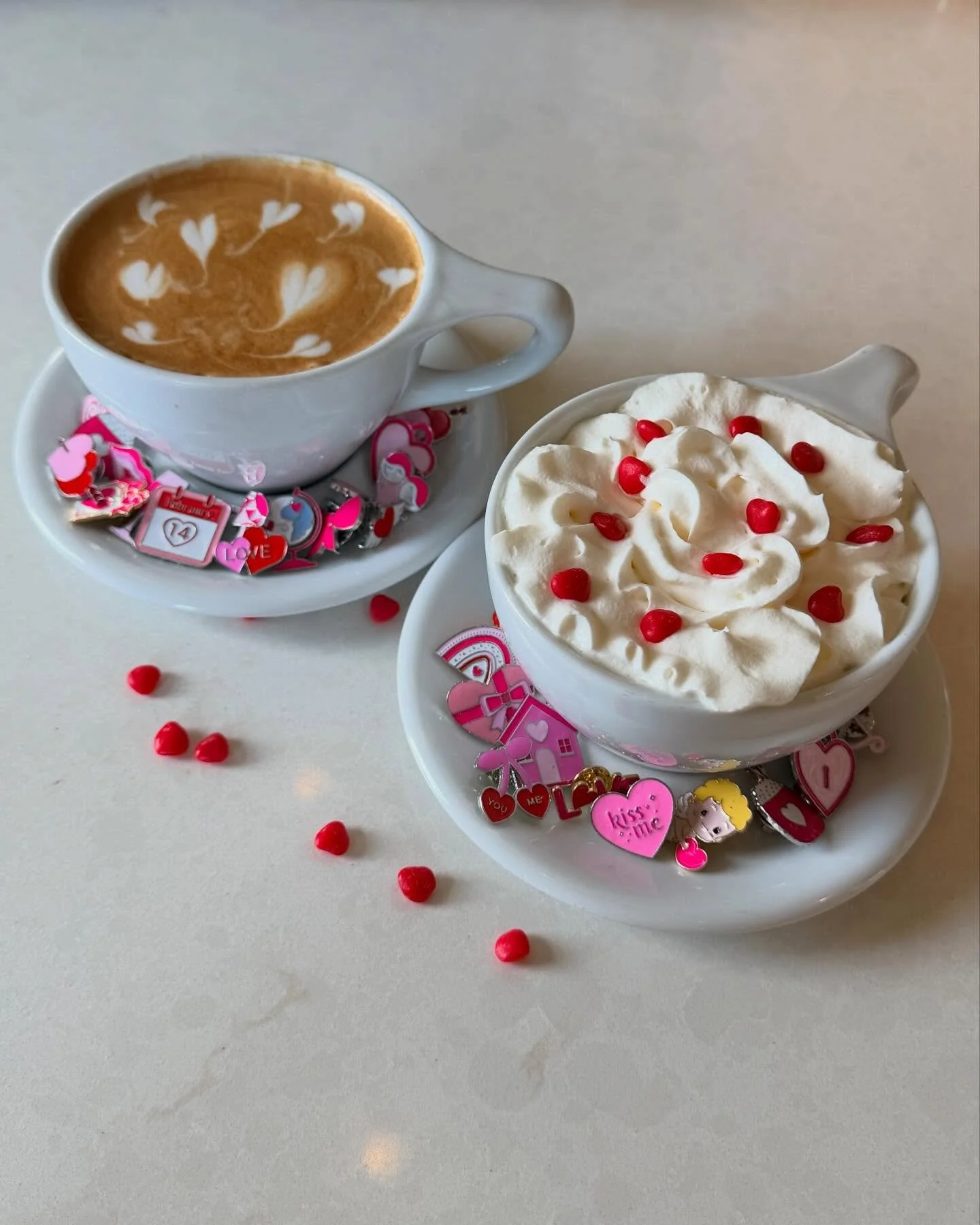 We love you a-latte! 🩷 

Valentine&rsquo;s month is upon us:
Cinnamon ❤️ latte + Raspberry white mocha = 👩&zwj;🍳 💋