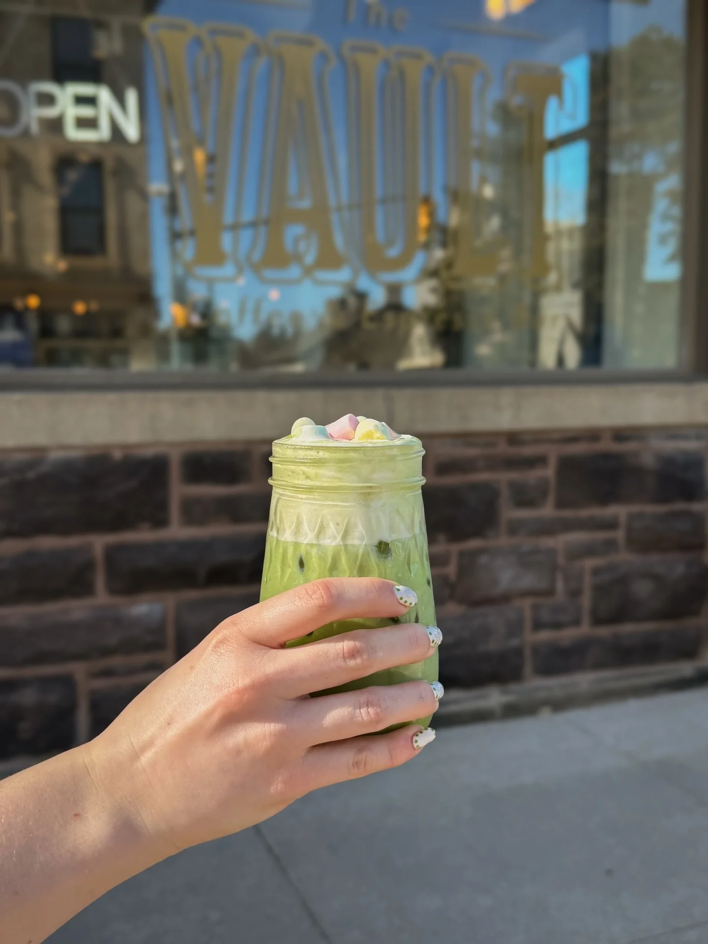 March Matcha Time!! Meet our favourite: Iced Matcha with Toasted Marshmallow Cold Foam🌷