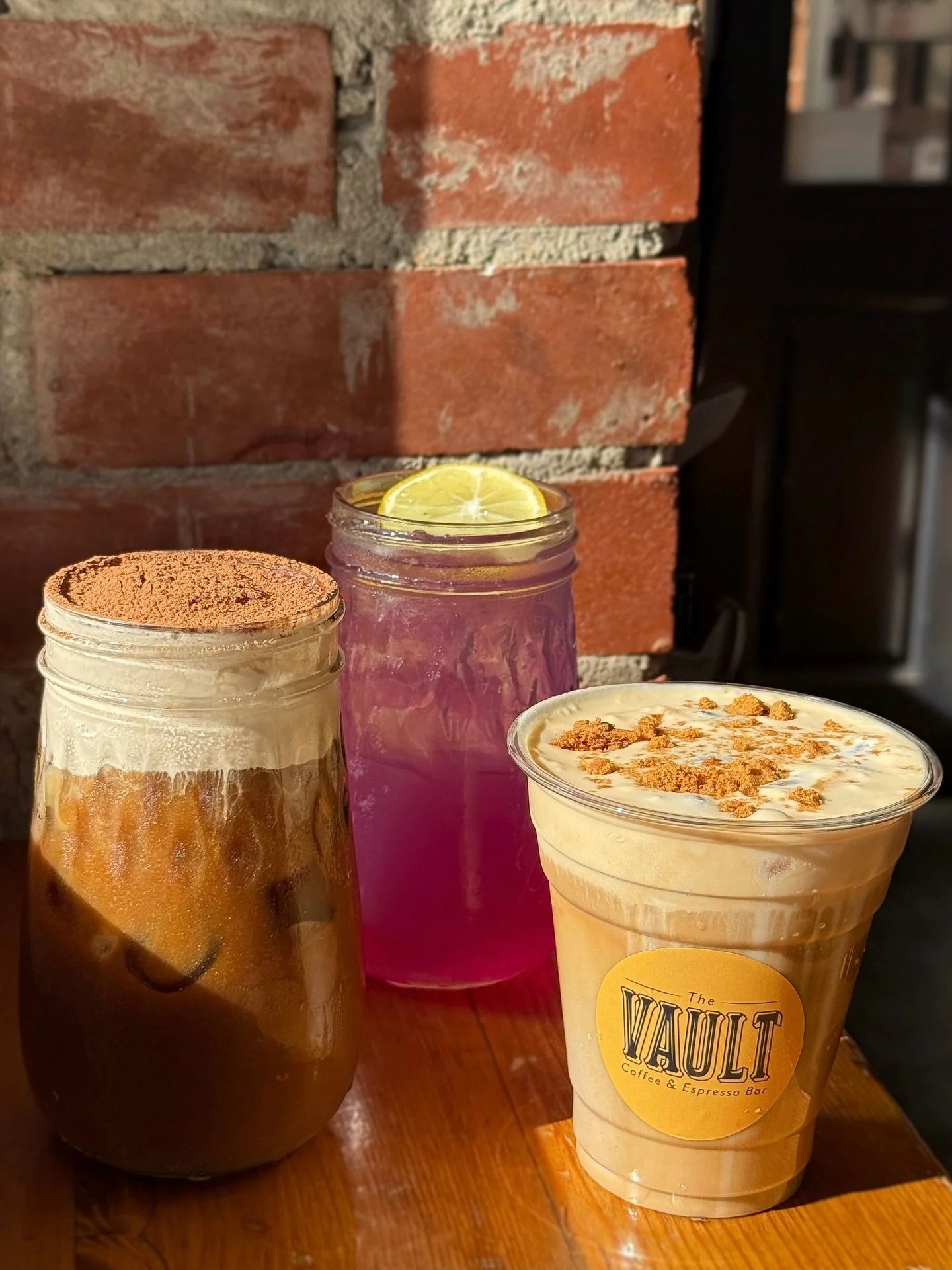 May Must-Haves are Here!!! 
Tiramisu Cold Brew (upon popular demand😉)
Iced Biscoff Flat White
Blueberry Lemonade Iced Steeped Tea 😍