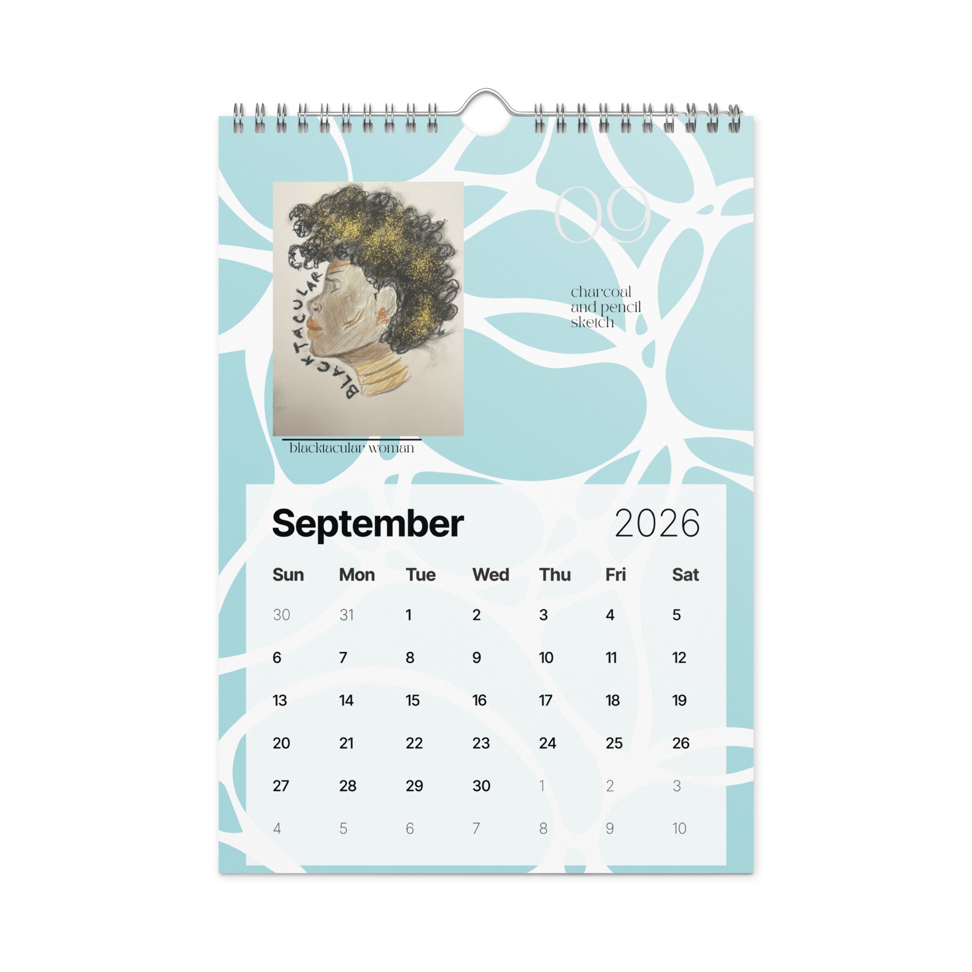 Beautiful Year Wall calendar (2026)