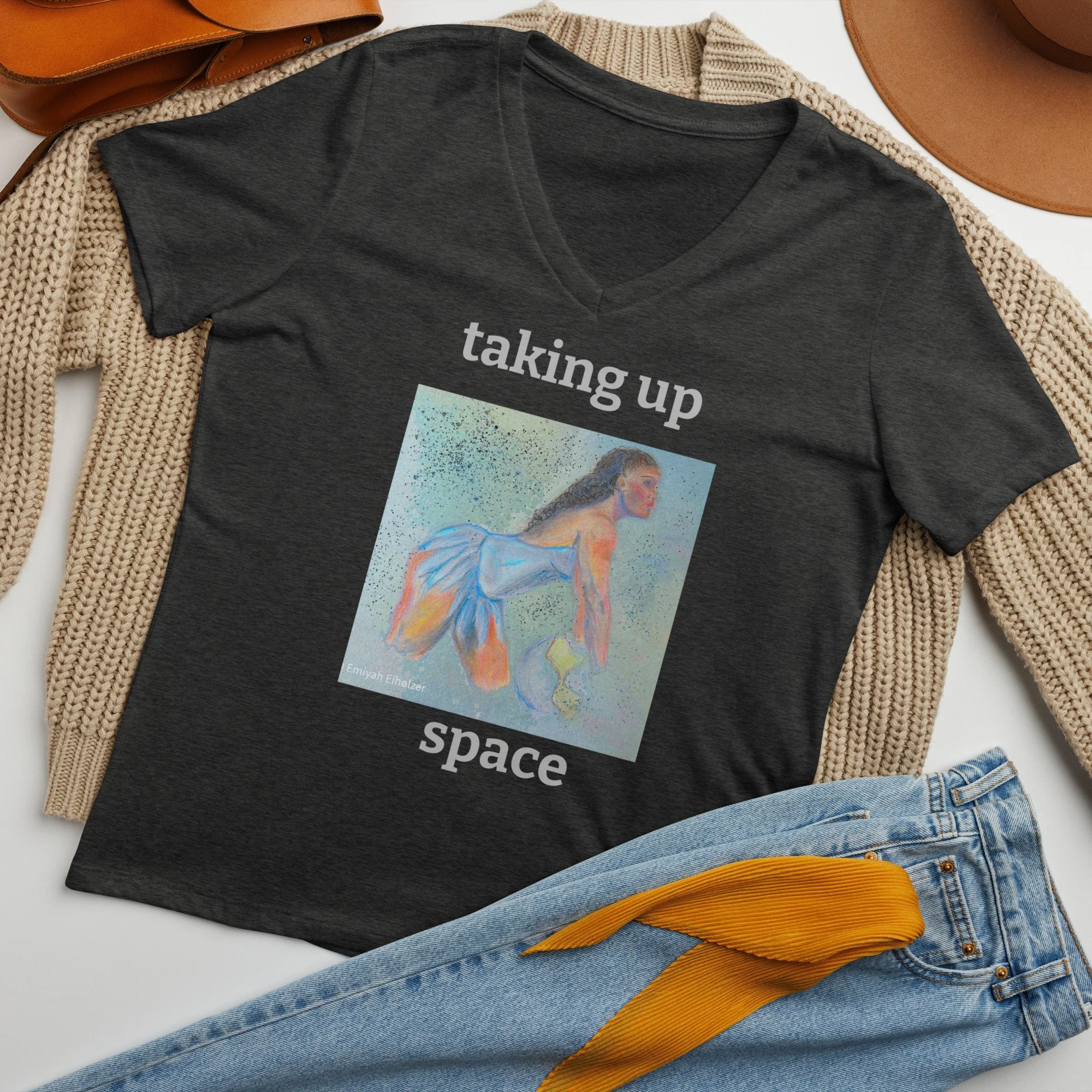 Black Women Taking Up Space Graphic Tee