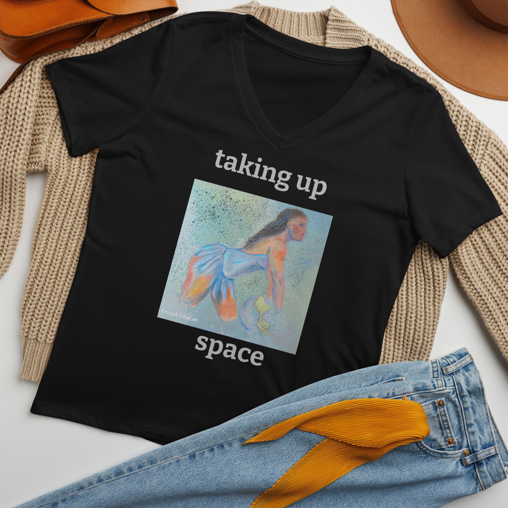 Black Women Taking Up Space Graphic Tee