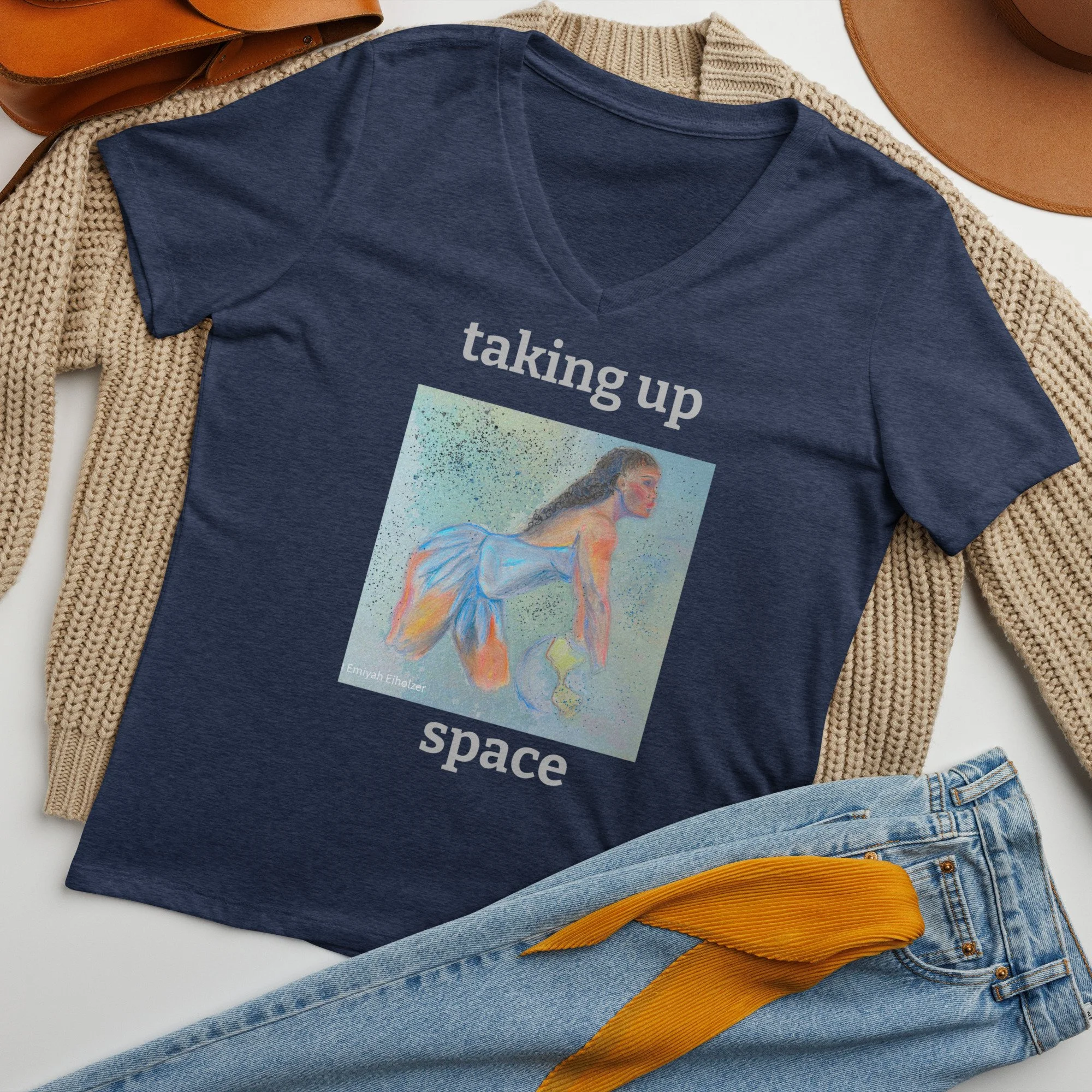Black Women Taking Up Space Graphic Tee