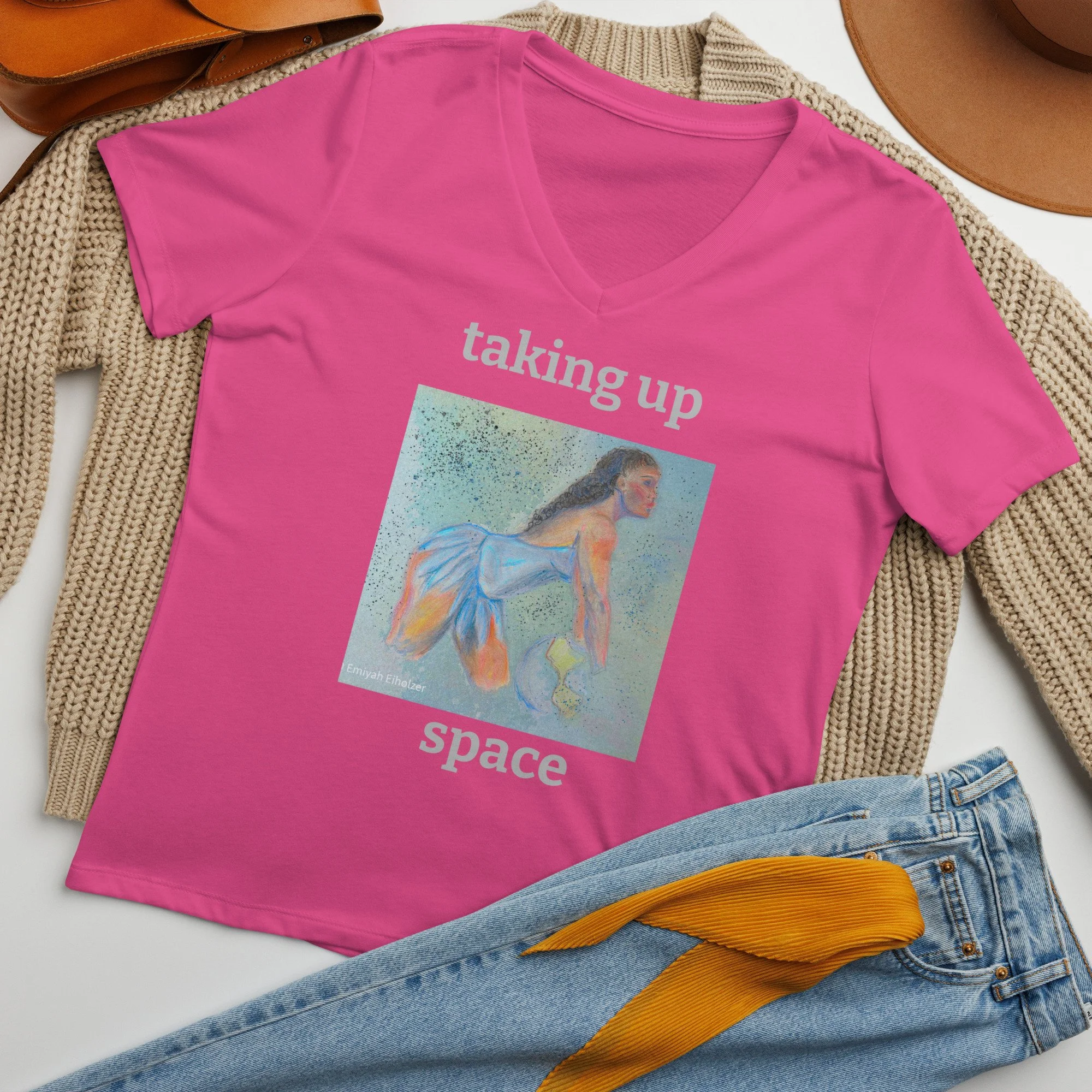 Black Women Taking Up Space Graphic Tee
