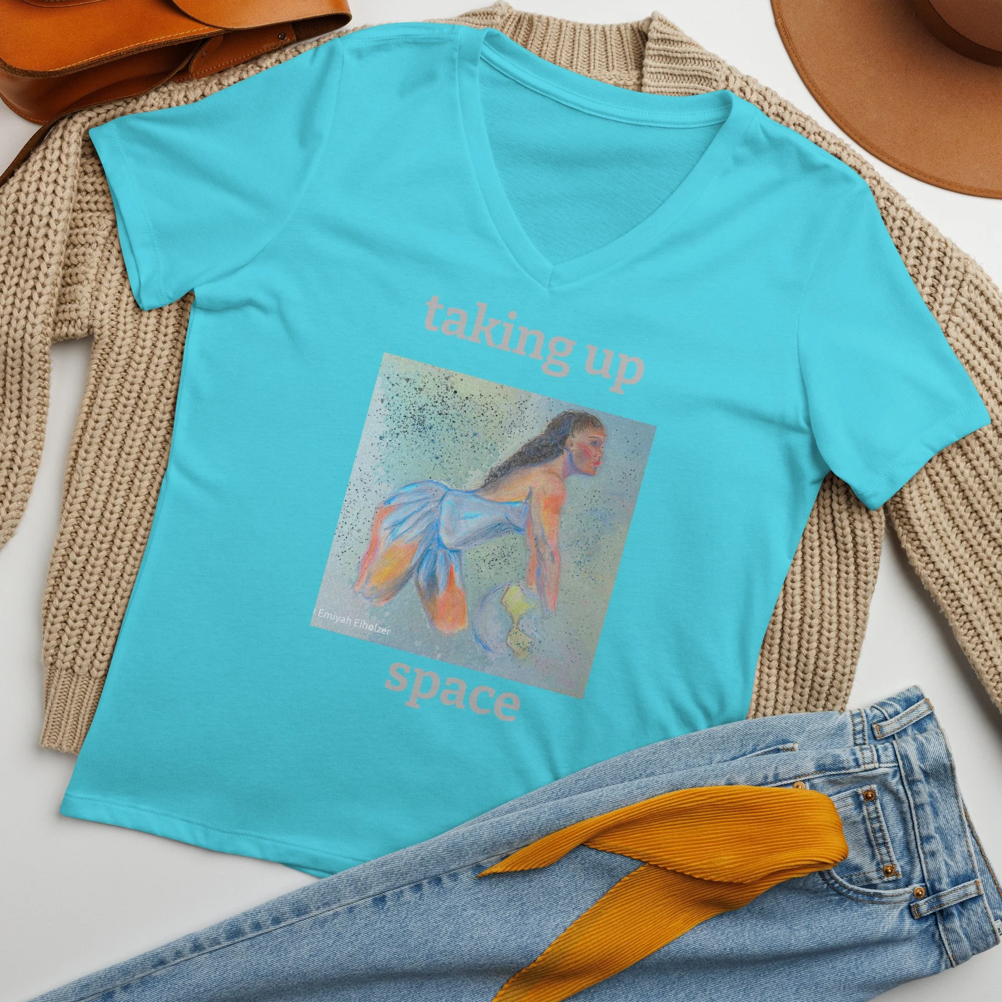 Black Women Taking Up Space Graphic Tee