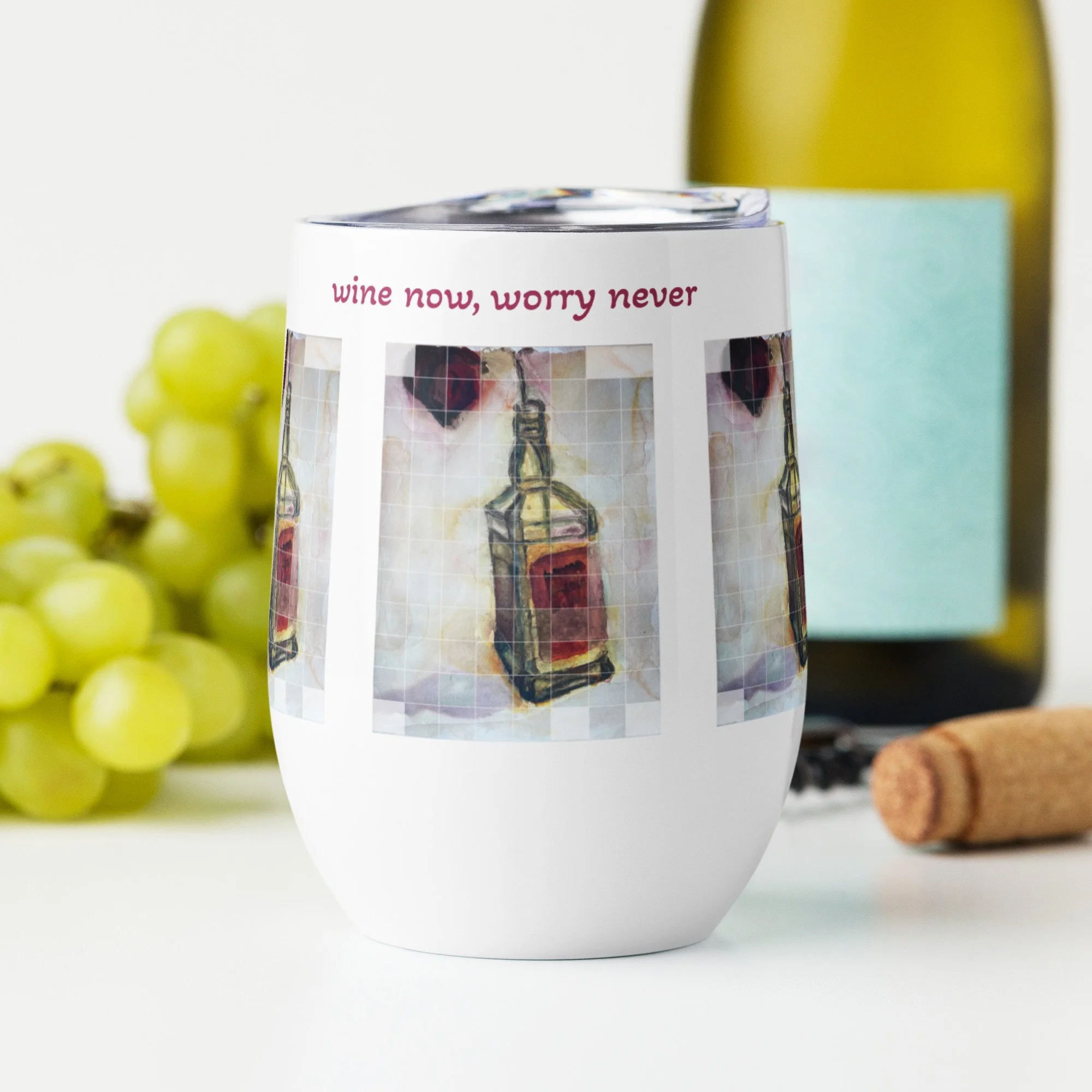 Drunk Love Artsy Wine tumbler