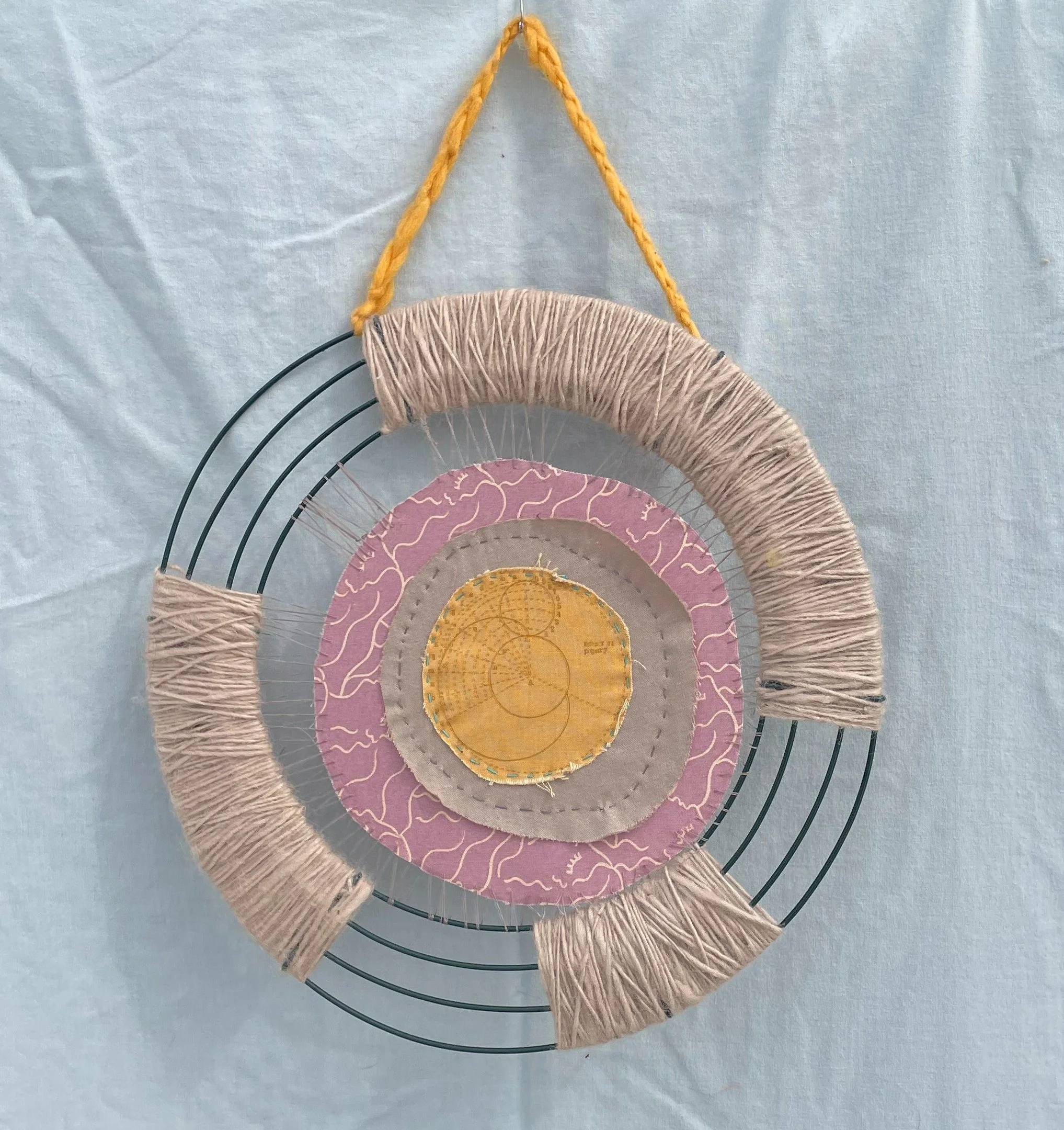 CIRCLE PAINTING WITH MORGAN'S YARN