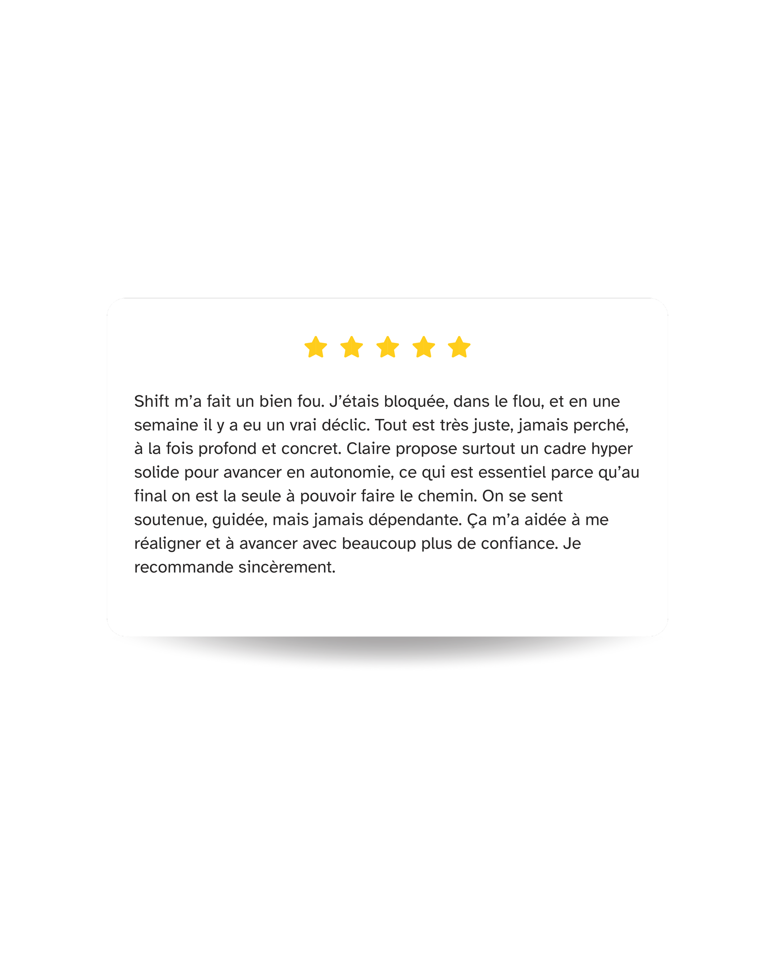 Avis Claire Maoui thérapeute énergéticienne et coach à clichy