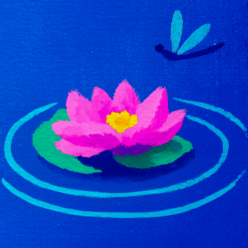 Soins énergétiques audio par Claire Maoui — Lotus sur l'eau, symbole de paix intérieure et d'éveil