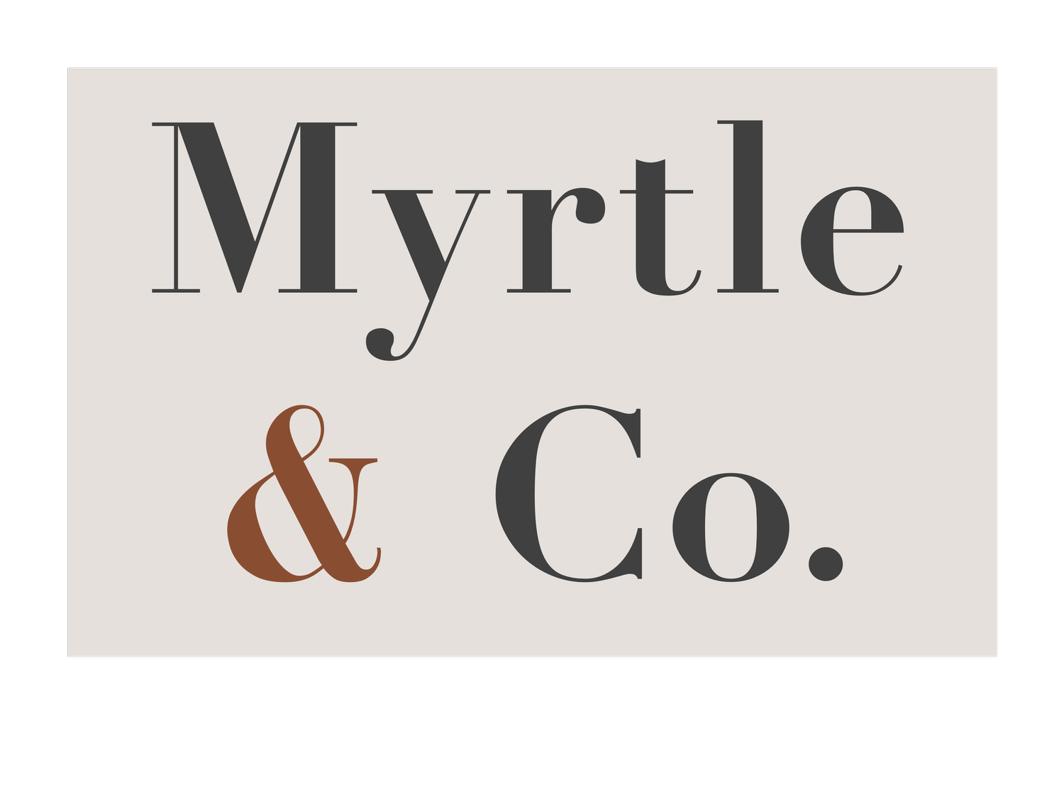 Myrtle &amp; Co.