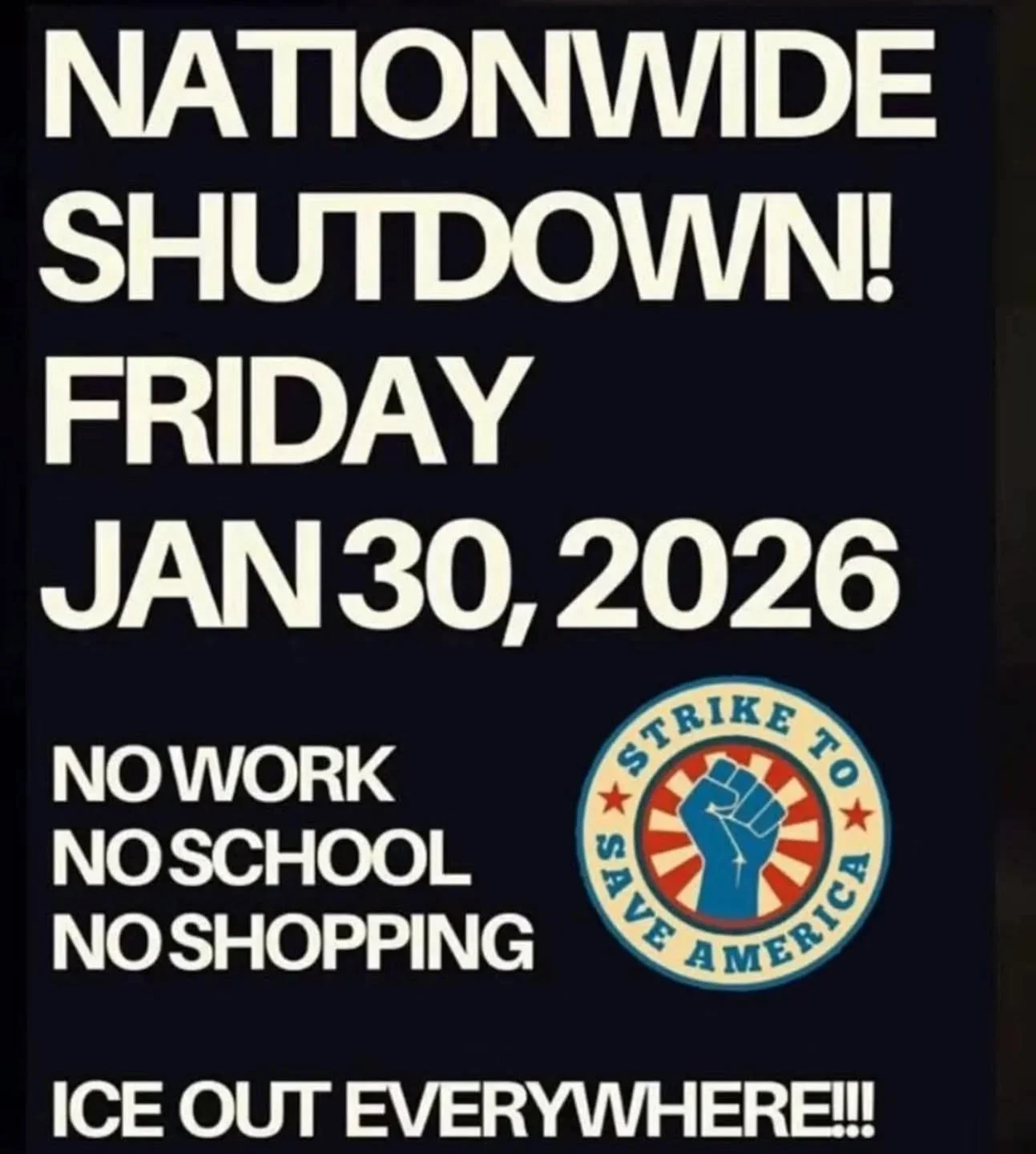 If you know me, this is no surprise. If we recently met, now you know where I stand. No space for debate, you can swiftly turn the other way and let the door hit you if we do not align.

ICE OUT OF LA and our CITIES!!!! Many small businesses are supp